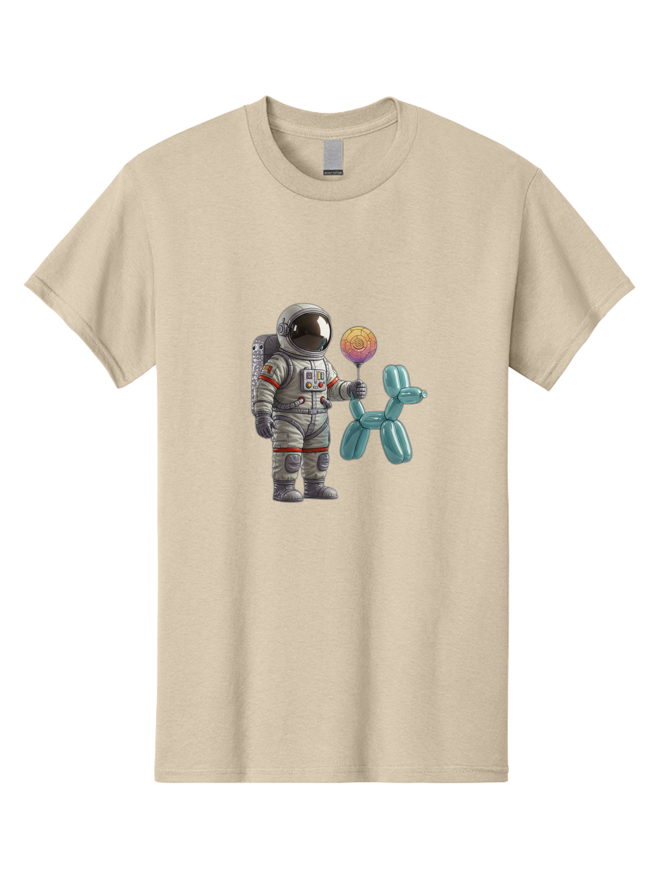 Astronaut-With-Balloon-Animal Men'S Graphic Tee, 100% Cotton, Comfortable Casual Summer Wear, Machine Washable, Vintage Camera, Old Camera, Antique Camera, Black Camera, Classic Photography, Photography Equipment, Nostalgic Device, Bal731 7
