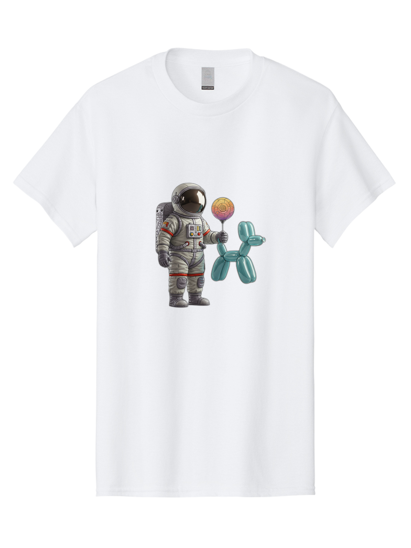 Astronaut-With-Balloon-Animal Men'S Graphic Tee, 100% Cotton, Comfortable Casual Summer Wear, Machine Washable, Vintage Camera, Old Camera, Antique Camera, Black Camera, Classic Photography, Photography Equipment, Nostalgic Device, Bal731 9