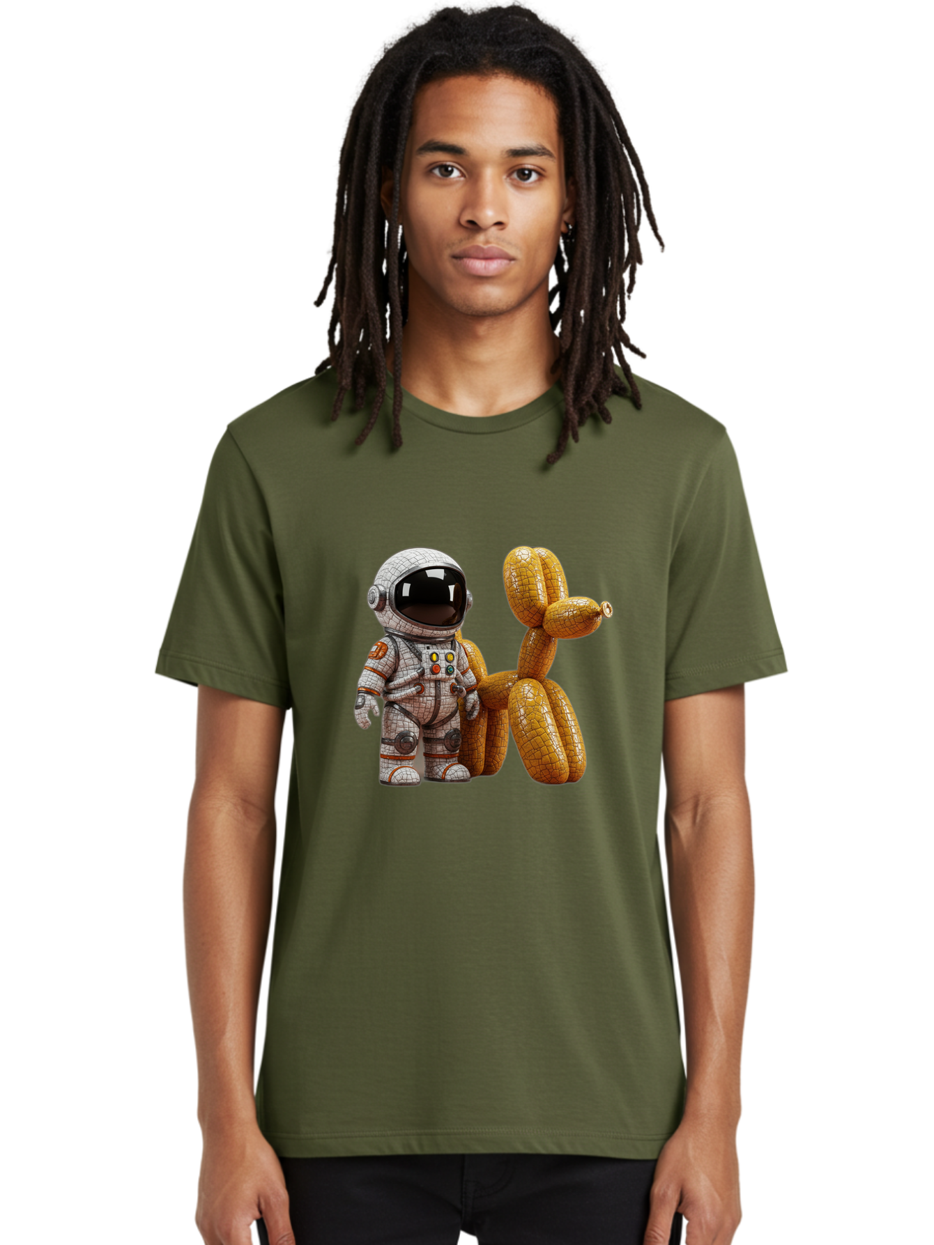 Astronaut-With-Balloon-Dog Men'S Graphic Tee, 100% Cotton, Comfortable Casual Summer Wear, Machine Washable, Vintage Camera, Old Camera, Antique Camera, Black Camera, Classic Photography, Photography Equipment, Nostalgic Device, Film Camera, Bal732 20
