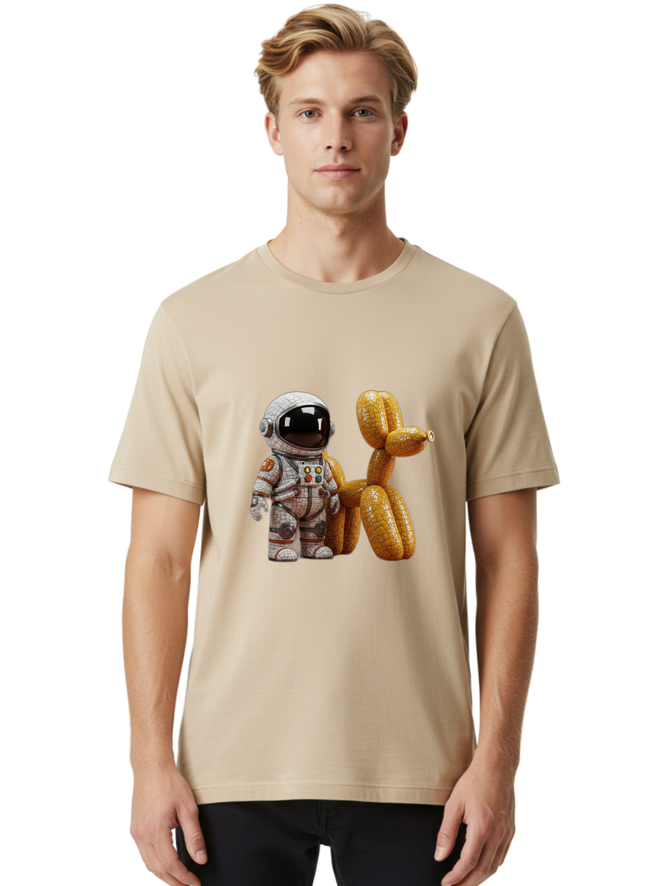 Astronaut-With-Balloon-Dog Men'S Graphic Tee, 100% Cotton, Comfortable Casual Summer Wear, Machine Washable, Vintage Camera, Old Camera, Antique Camera, Black Camera, Classic Photography, Photography Equipment, Nostalgic Device, Film Camera, Bal732 28