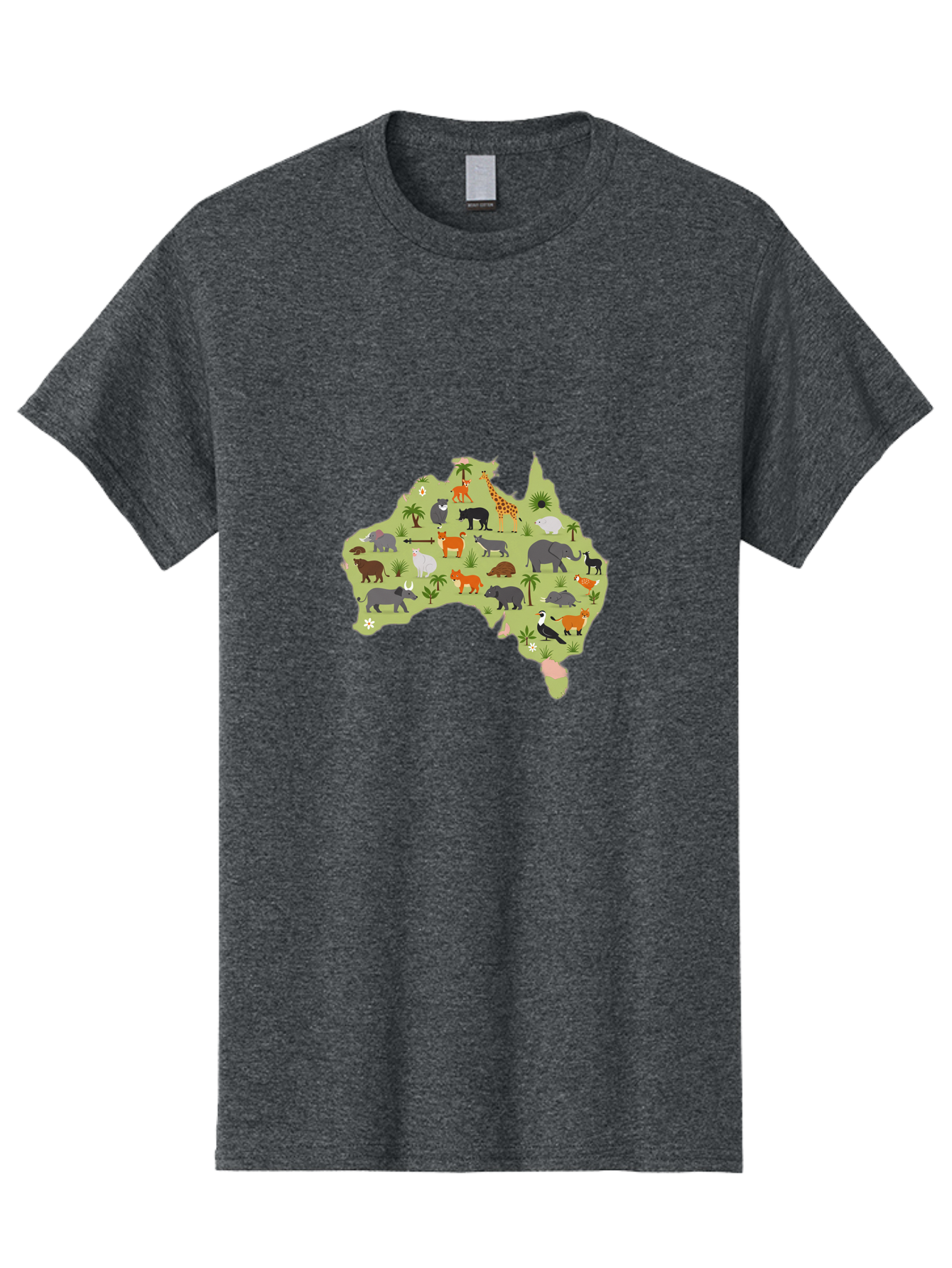 Australian-Animals-Map Men'S Graphic Tee, 100% Cotton, Comfortable Casual Summer Wear, Machine Washable, Vintage Camera, Old Camera, Antique Camera, Black Camera, Classic Photography, Photography Equipment, Nostalgic Device, Film Camera, Bal735 9