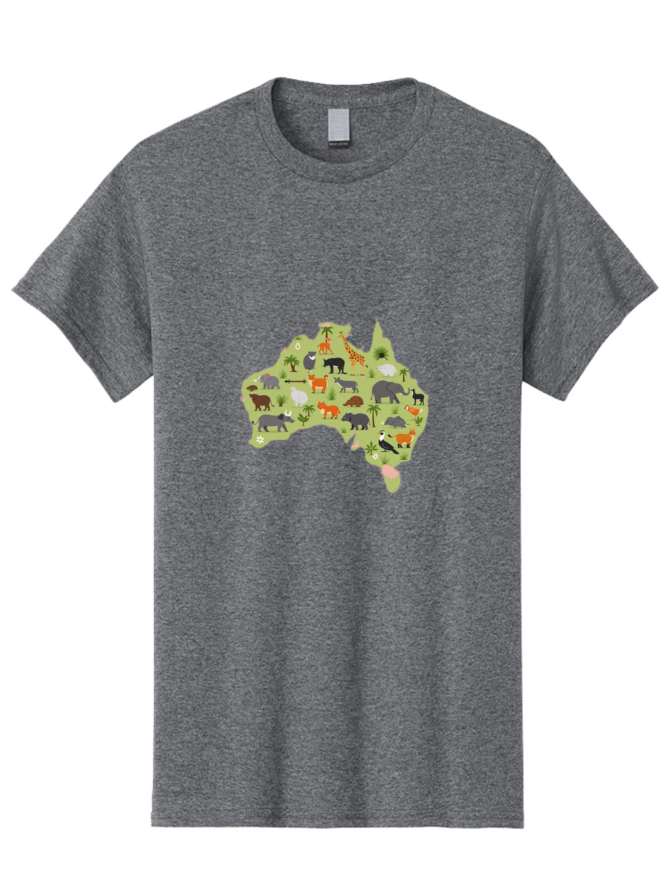 Australian-Animals-Map Men'S Graphic Tee, 100% Cotton, Comfortable Casual Summer Wear, Machine Washable, Vintage Camera, Old Camera, Antique Camera, Black Camera, Classic Photography, Photography Equipment, Nostalgic Device, Film Camera, Bal735 8