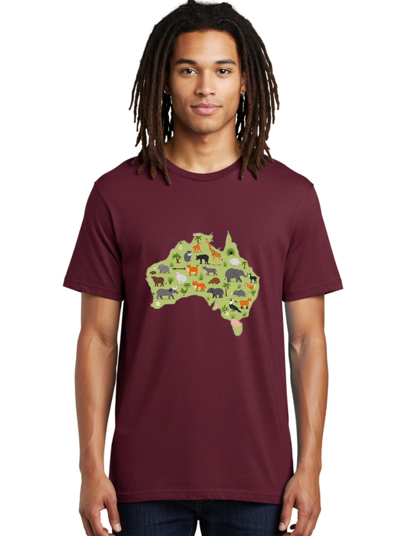 Australian-Animals-Map Men'S Graphic Tee, 100% Cotton, Comfortable Casual Summer Wear, Machine Washable, Vintage Camera, Old Camera, Antique Camera, Black Camera, Classic Photography, Photography Equipment, Nostalgic Device, Film Camera, Bal735 19