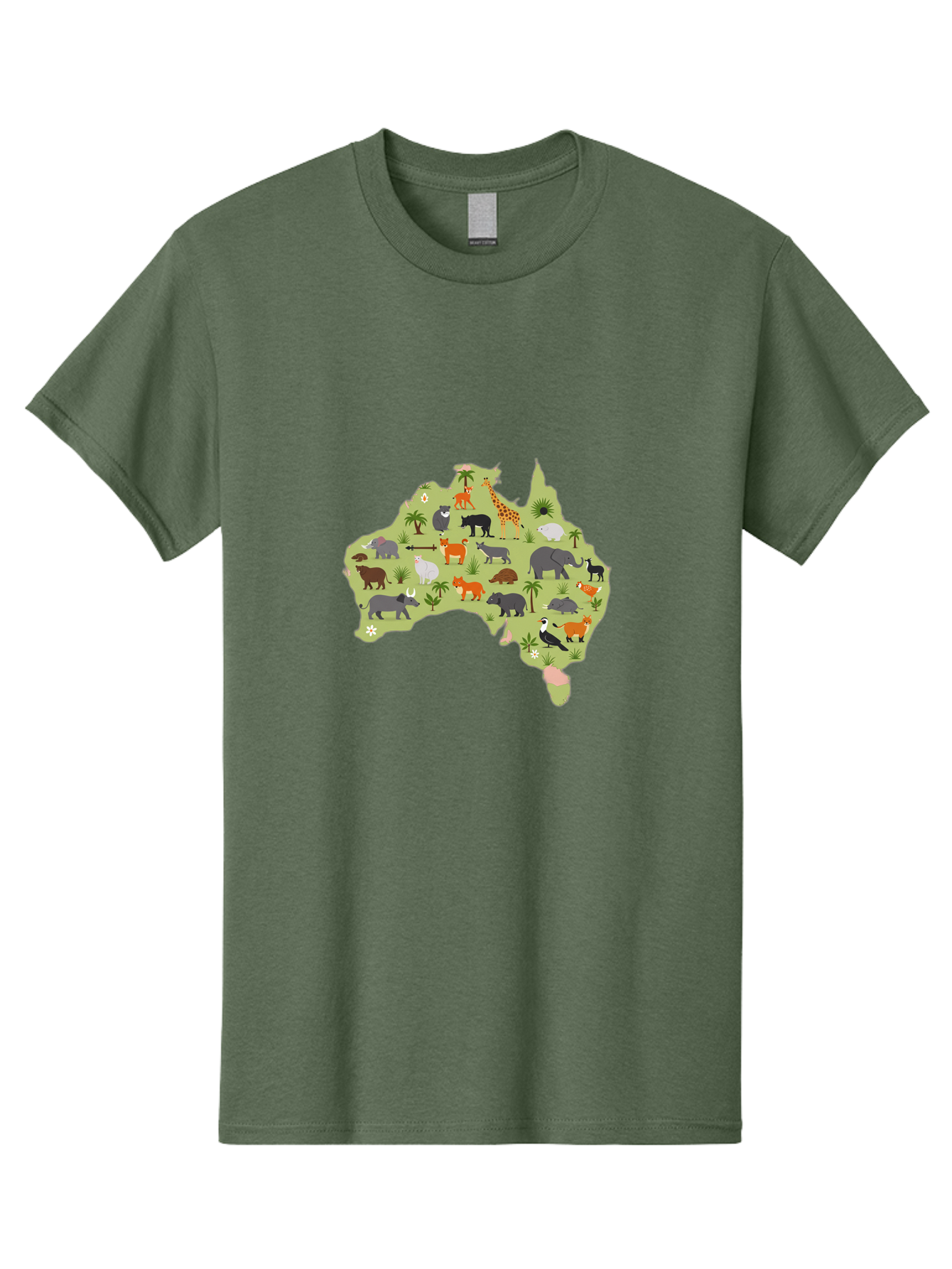 Australian-Animals-Map Men'S Graphic Tee, 100% Cotton, Comfortable Casual Summer Wear, Machine Washable, Vintage Camera, Old Camera, Antique Camera, Black Camera, Classic Photography, Photography Equipment, Nostalgic Device, Film Camera, Bal735 5