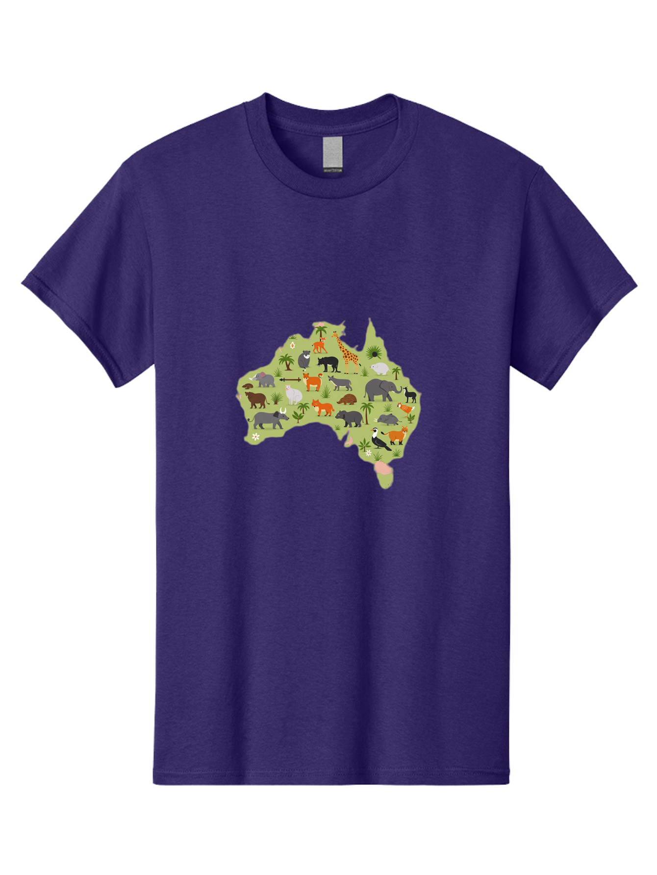 Australian-Animals-Map Men'S Graphic Tee, 100% Cotton, Comfortable Casual Summer Wear, Machine Washable, Vintage Camera, Old Camera, Antique Camera, Black Camera, Classic Photography, Photography Equipment, Nostalgic Device, Film Camera, Bal735 3