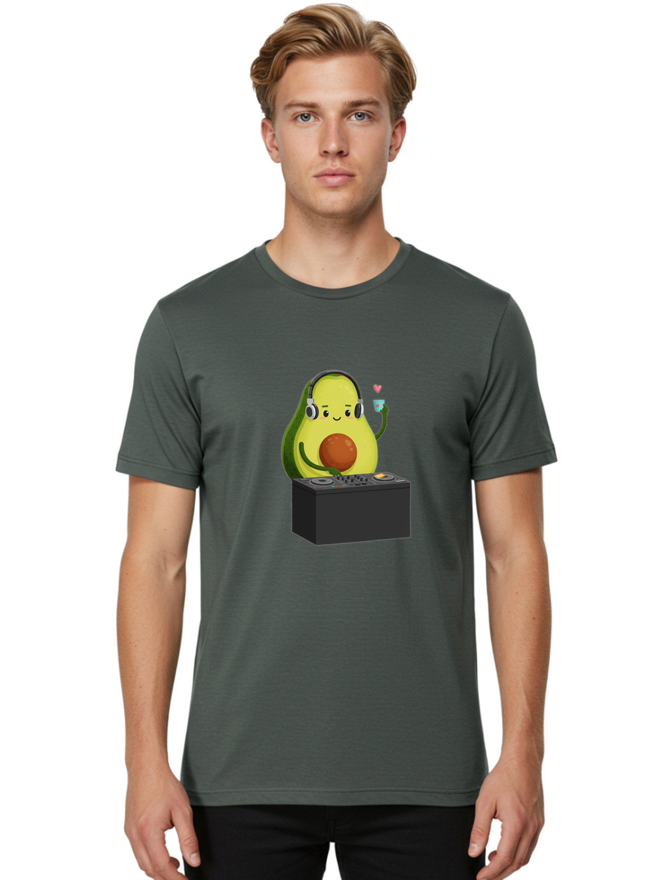 Avocado-Dj-1 Men'S Graphic Tee, 100% Cotton, Comfortable Casual Summer Wear, Machine Washable, Vintage Camera, Old Camera, Antique Camera, Black Camera, Classic Photography, Photography Equipment, Nostalgic Device, Film Camera, Camera Art Bal737 24