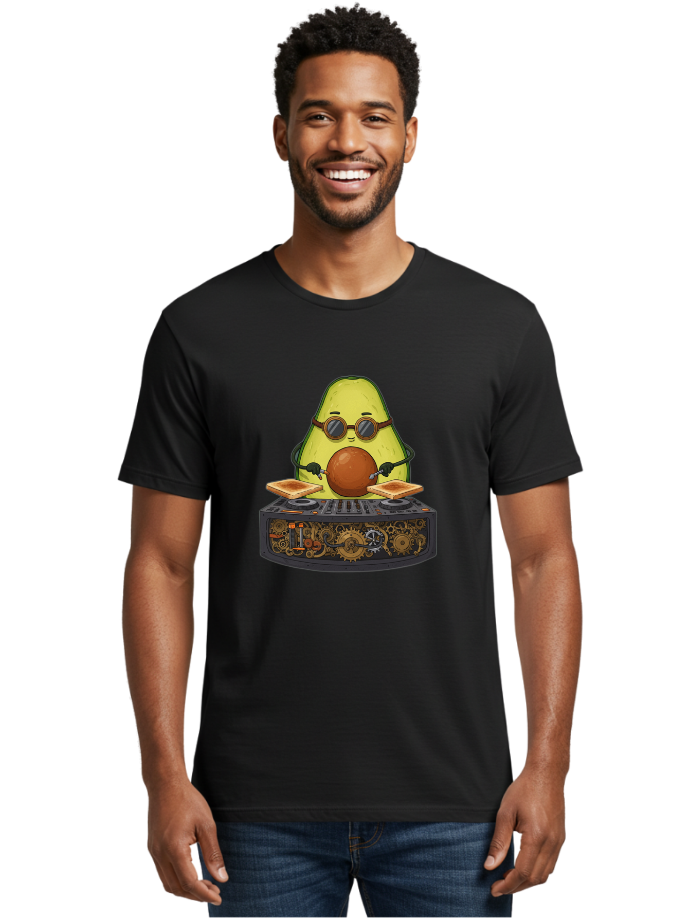 Avocado-Dj-5 Men'S Graphic Tee, 100% Cotton, Comfortable Casual Summer Wear, Machine Washable, Vintage Camera, Old Camera, Antique Camera, Black Camera, Classic Photography, Photography Equipment, Nostalgic Device, Film Camera, Camera Art Bal741 20