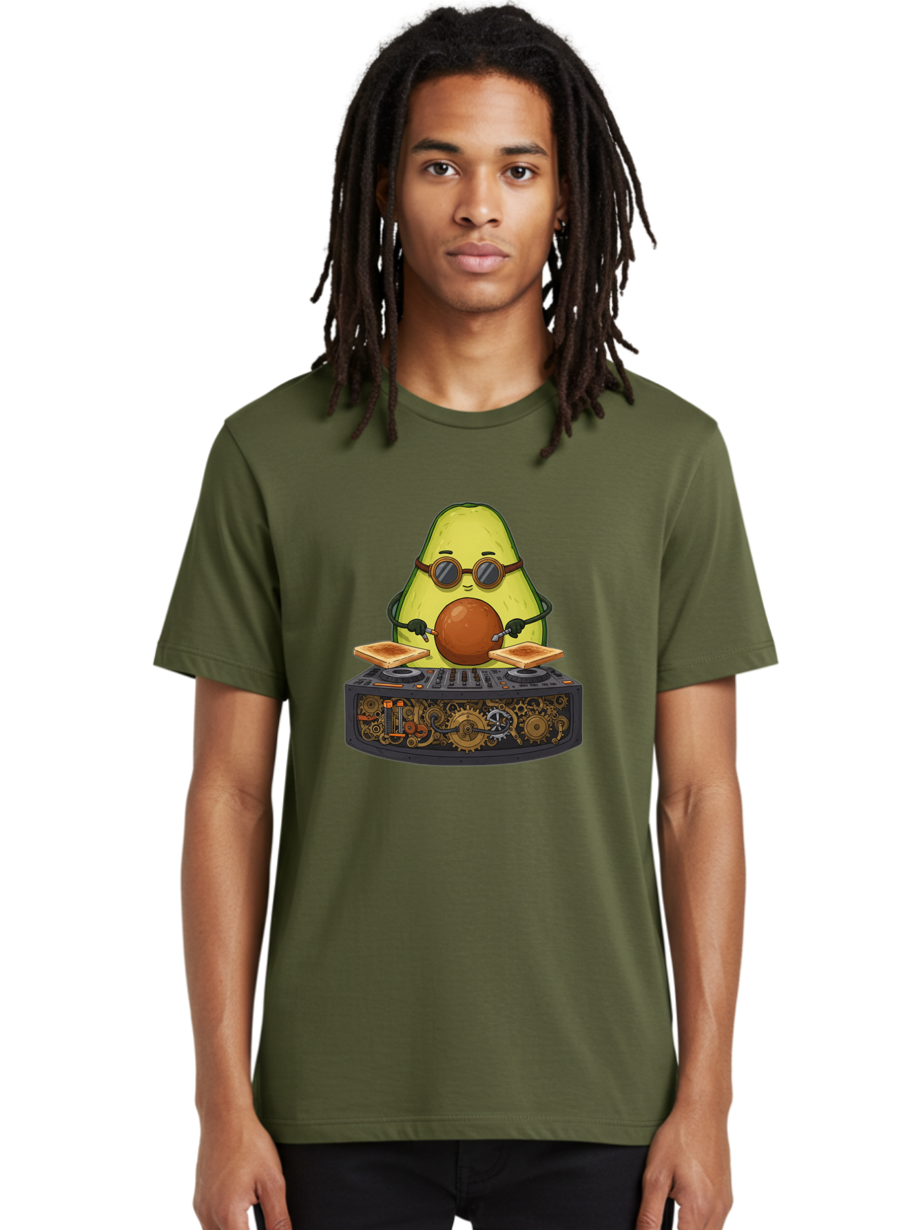 Avocado-Dj-5 Men'S Graphic Tee, 100% Cotton, Comfortable Casual Summer Wear, Machine Washable, Vintage Camera, Old Camera, Antique Camera, Black Camera, Classic Photography, Photography Equipment, Nostalgic Device, Film Camera, Camera Art Bal741 22