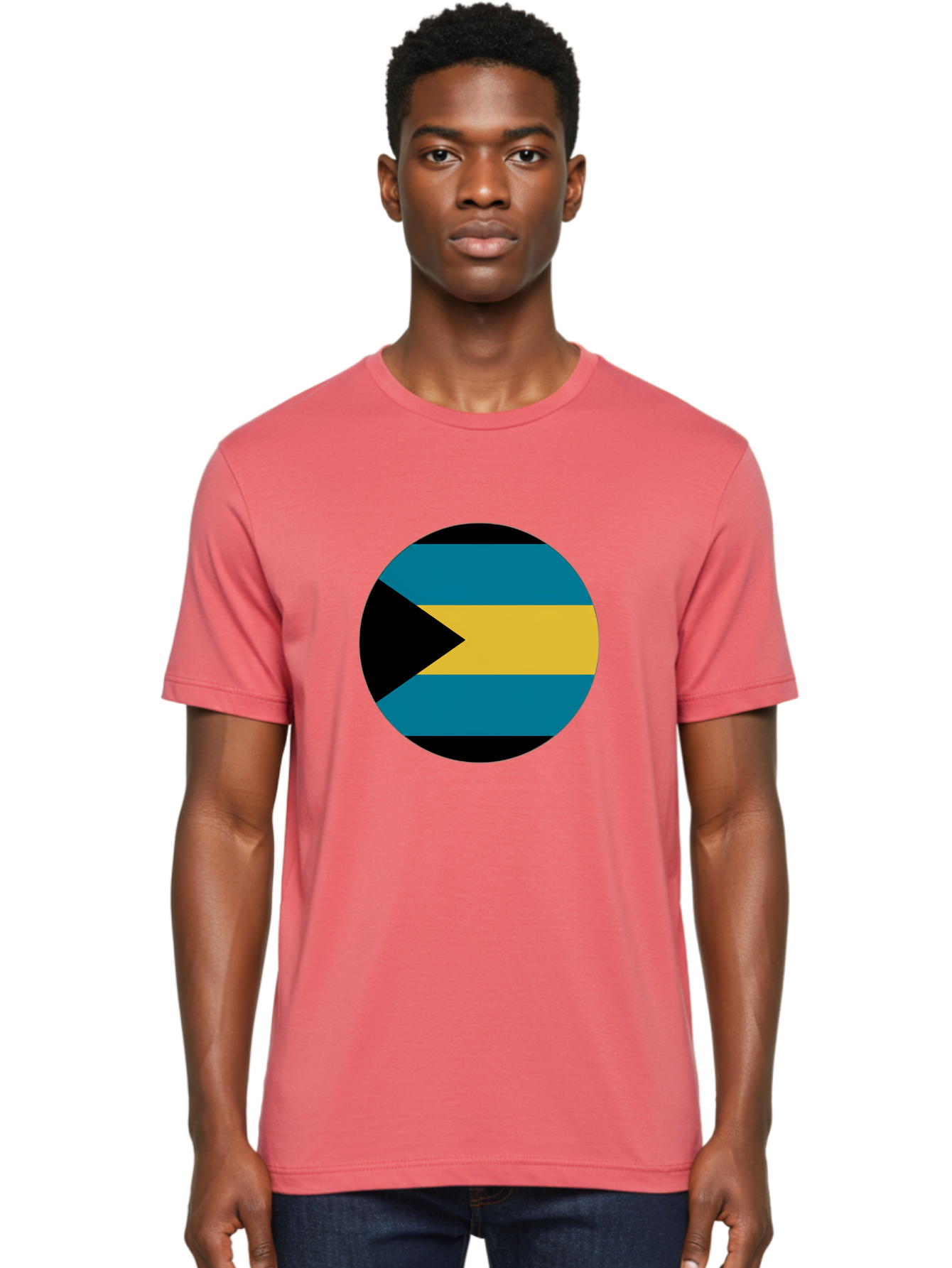 Bahamas-Flag Men'S Graphic Tee, 100% Cotton, Comfortable Casual Summer Wear, Machine Washable, Vintage Camera, Old Camera, Antique Camera, Black Camera, Classic Photography, Photography Equipment, Nostalgic Device, Film Camera, Camera Art Bal746 22