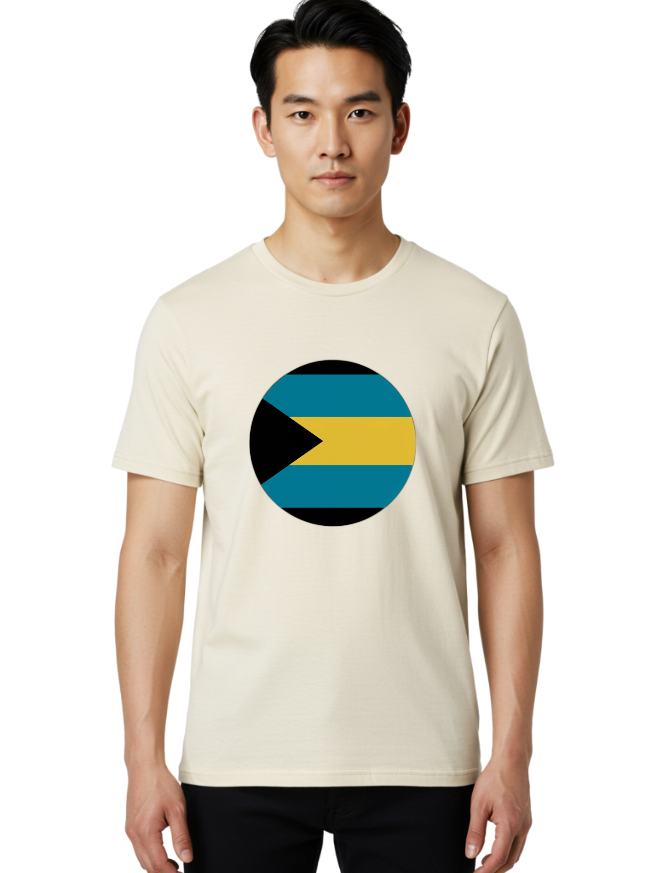 Bahamas-Flag Men'S Graphic Tee, 100% Cotton, Comfortable Casual Summer Wear, Machine Washable, Vintage Camera, Old Camera, Antique Camera, Black Camera, Classic Photography, Photography Equipment, Nostalgic Device, Film Camera, Camera Art Bal746 16
