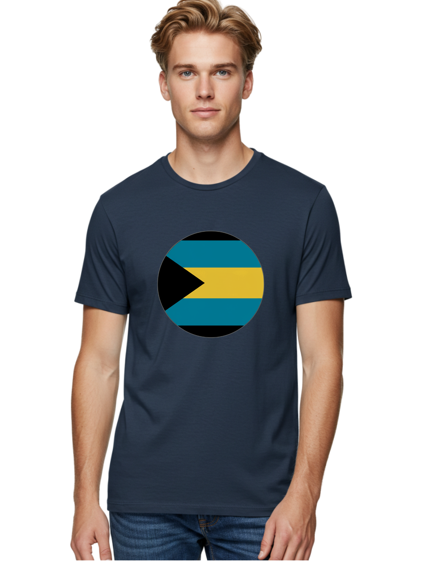 Bahamas-Flag Men'S Graphic Tee, 100% Cotton, Comfortable Casual Summer Wear, Machine Washable, Vintage Camera, Old Camera, Antique Camera, Black Camera, Classic Photography, Photography Equipment, Nostalgic Device, Film Camera, Camera Art Bal746 19