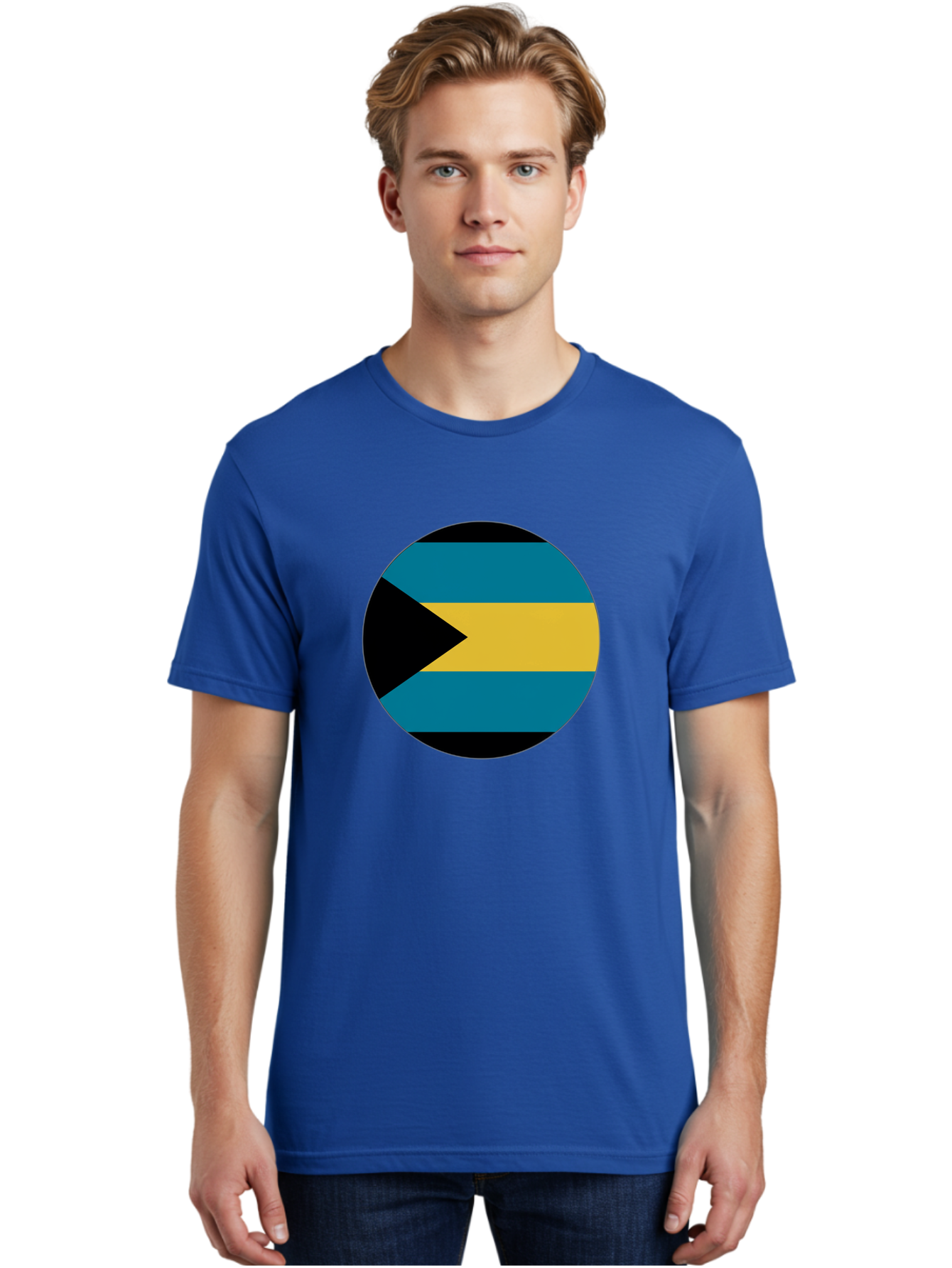 Bahamas-Flag Men'S Graphic Tee, 100% Cotton, Comfortable Casual Summer Wear, Machine Washable, Vintage Camera, Old Camera, Antique Camera, Black Camera, Classic Photography, Photography Equipment, Nostalgic Device, Film Camera, Camera Art Bal746 24