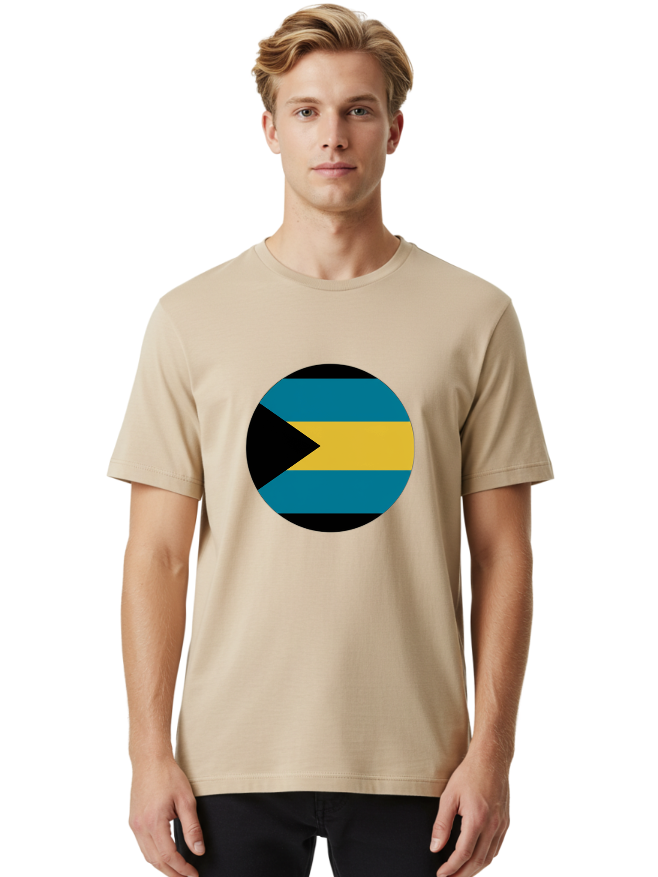 Bahamas-Flag Men'S Graphic Tee, 100% Cotton, Comfortable Casual Summer Wear, Machine Washable, Vintage Camera, Old Camera, Antique Camera, Black Camera, Classic Photography, Photography Equipment, Nostalgic Device, Film Camera, Camera Art Bal746 21
