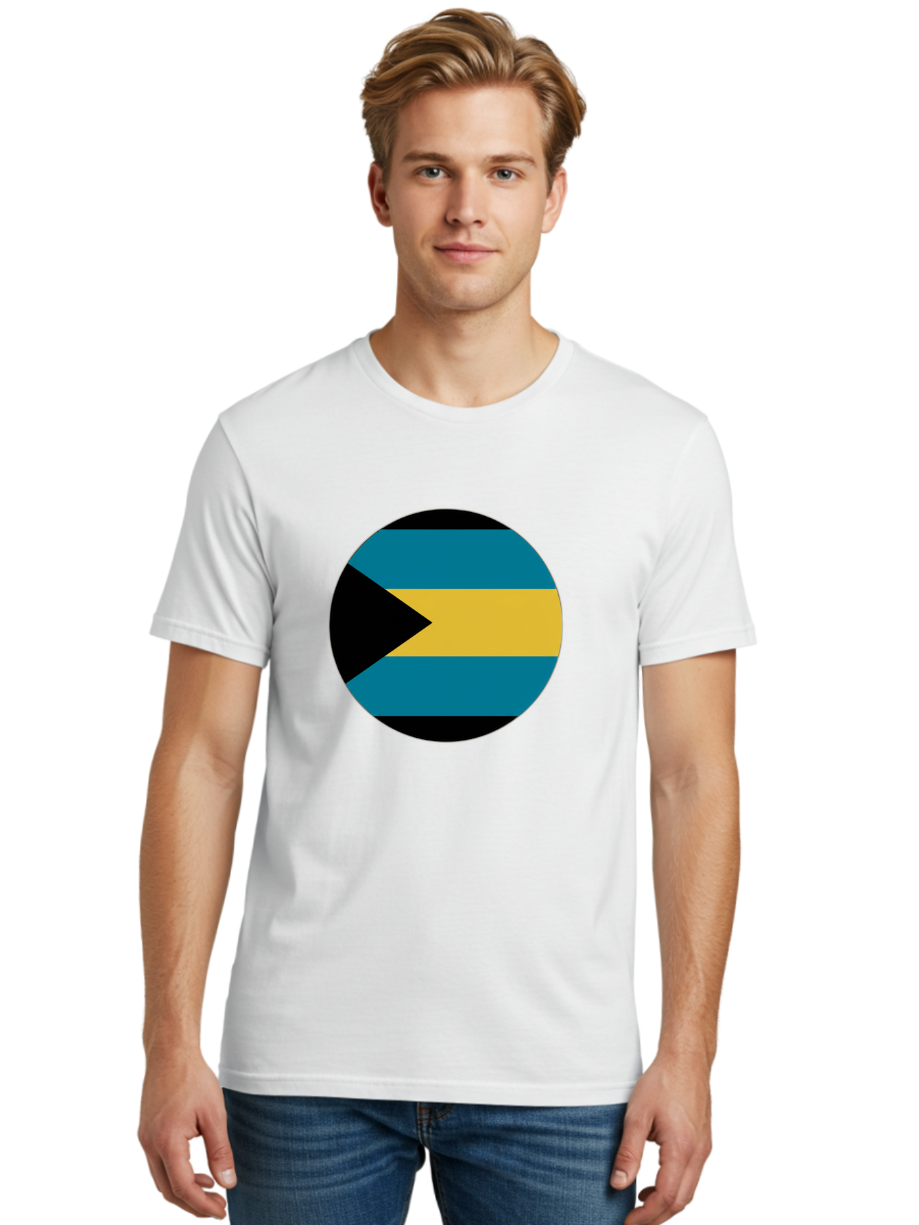 Bahamas-Flag Men'S Graphic Tee, 100% Cotton, Comfortable Casual Summer Wear, Machine Washable, Vintage Camera, Old Camera, Antique Camera, Black Camera, Classic Photography, Photography Equipment, Nostalgic Device, Film Camera, Camera Art Bal746 20