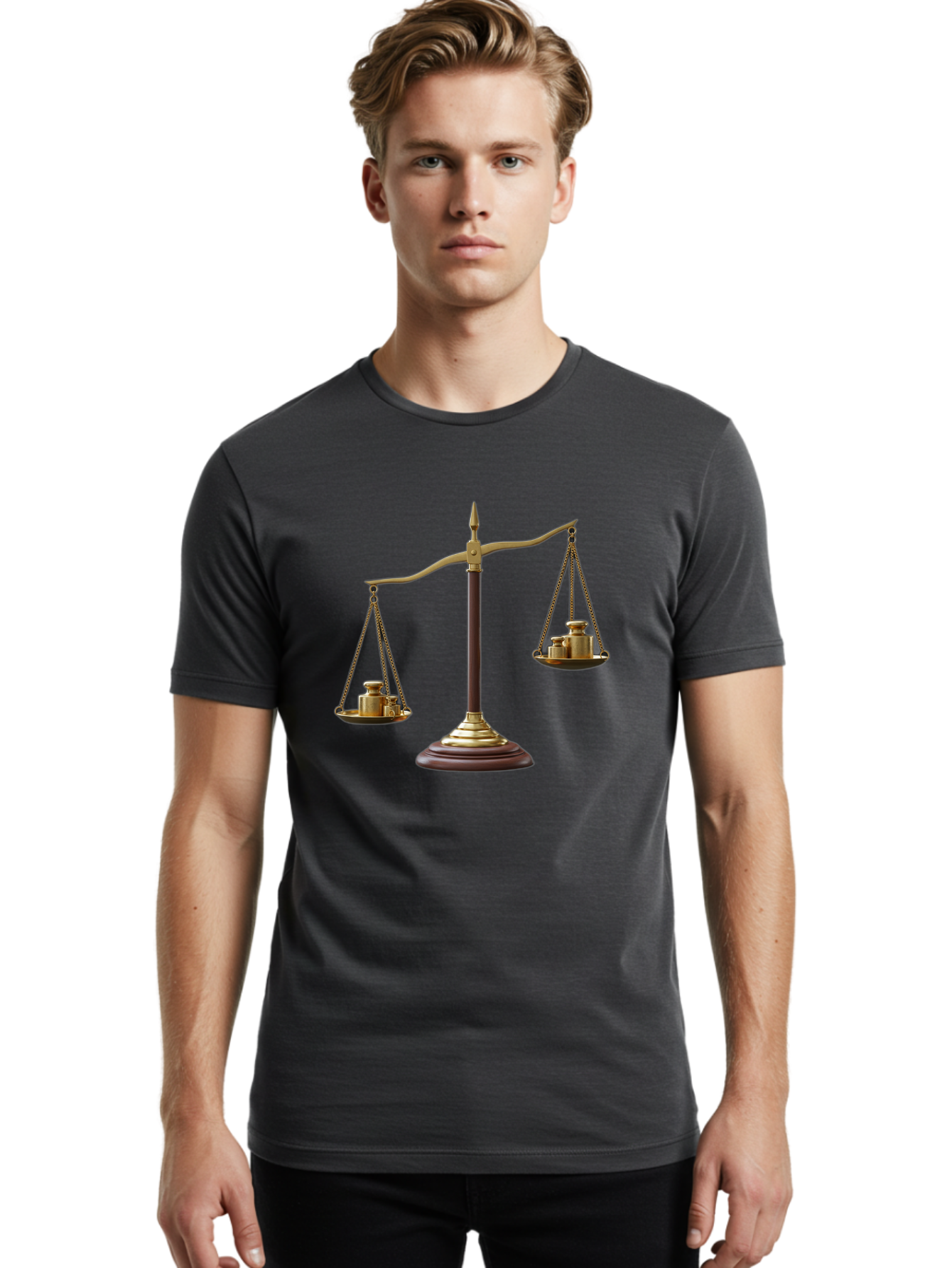 Balance-Scale Men'S Graphic Tee, 100% Cotton, Comfortable Casual Summer Wear, Machine Washable, Vintage Camera, Old Camera, Antique Camera, Black Camera, Classic Photography, Photography Equipment, Nostalgic Device, Film Camera, Camera Art Bal747 29