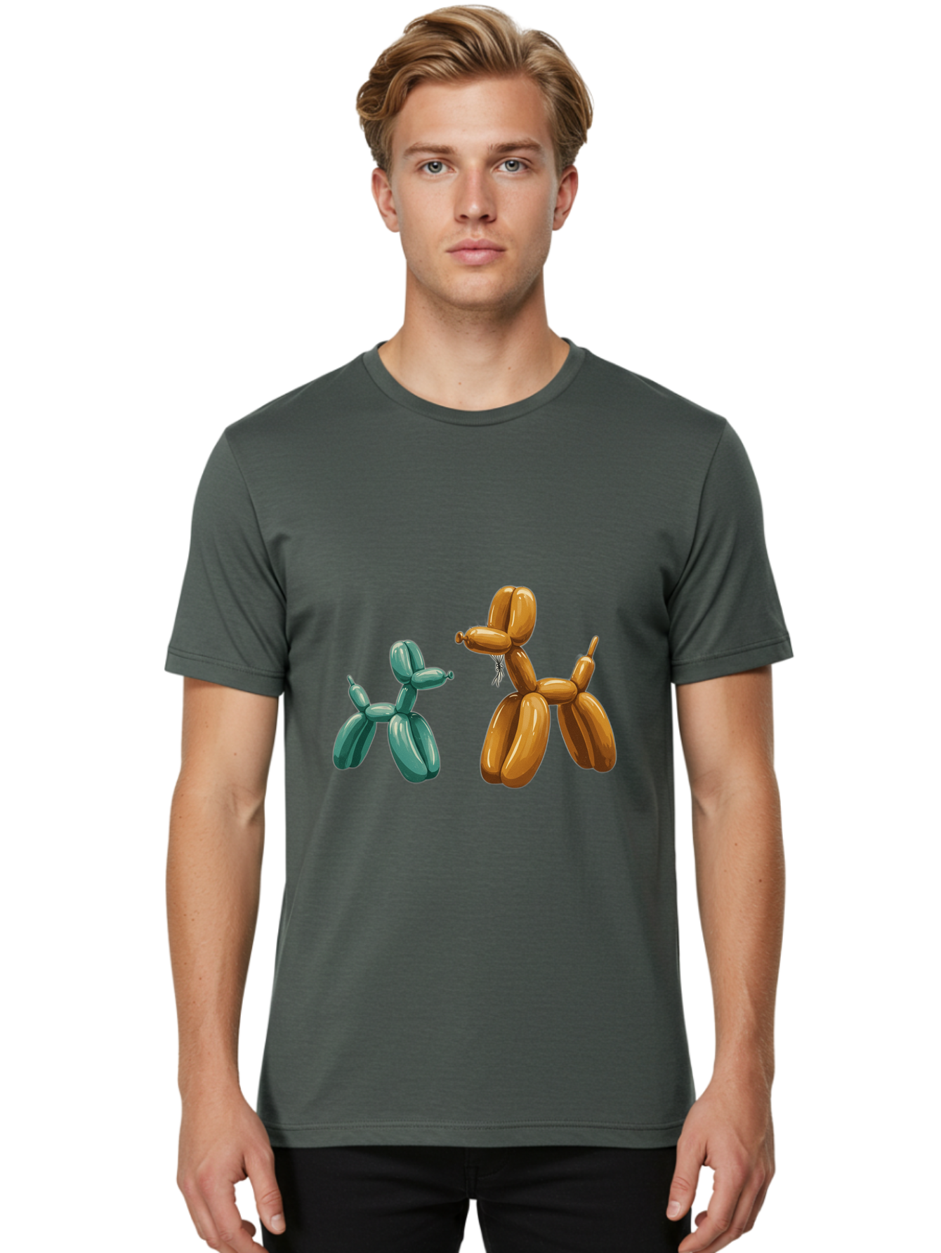 Balloon-Dogs Men'S Graphic Tee, 100% Cotton, Comfortable Casual Summer Wear, Machine Washable, Vintage Camera, Old Camera, Antique Camera, Black Camera, Classic Photography, Photography Equipment, Nostalgic Device, Film Camera, Camera Art Bal749 16