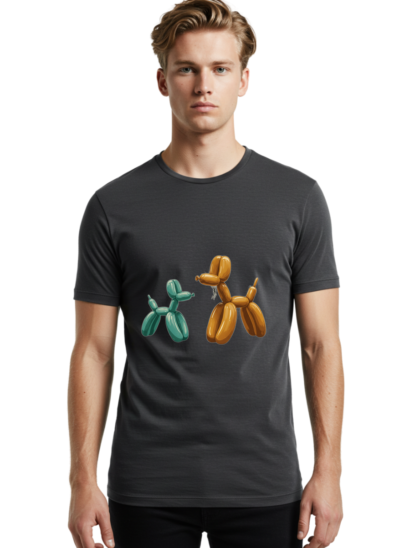 Balloon-Dogs Men'S Graphic Tee, 100% Cotton, Comfortable Casual Summer Wear, Machine Washable, Vintage Camera, Old Camera, Antique Camera, Black Camera, Classic Photography, Photography Equipment, Nostalgic Device, Film Camera, Camera Art Bal749 19