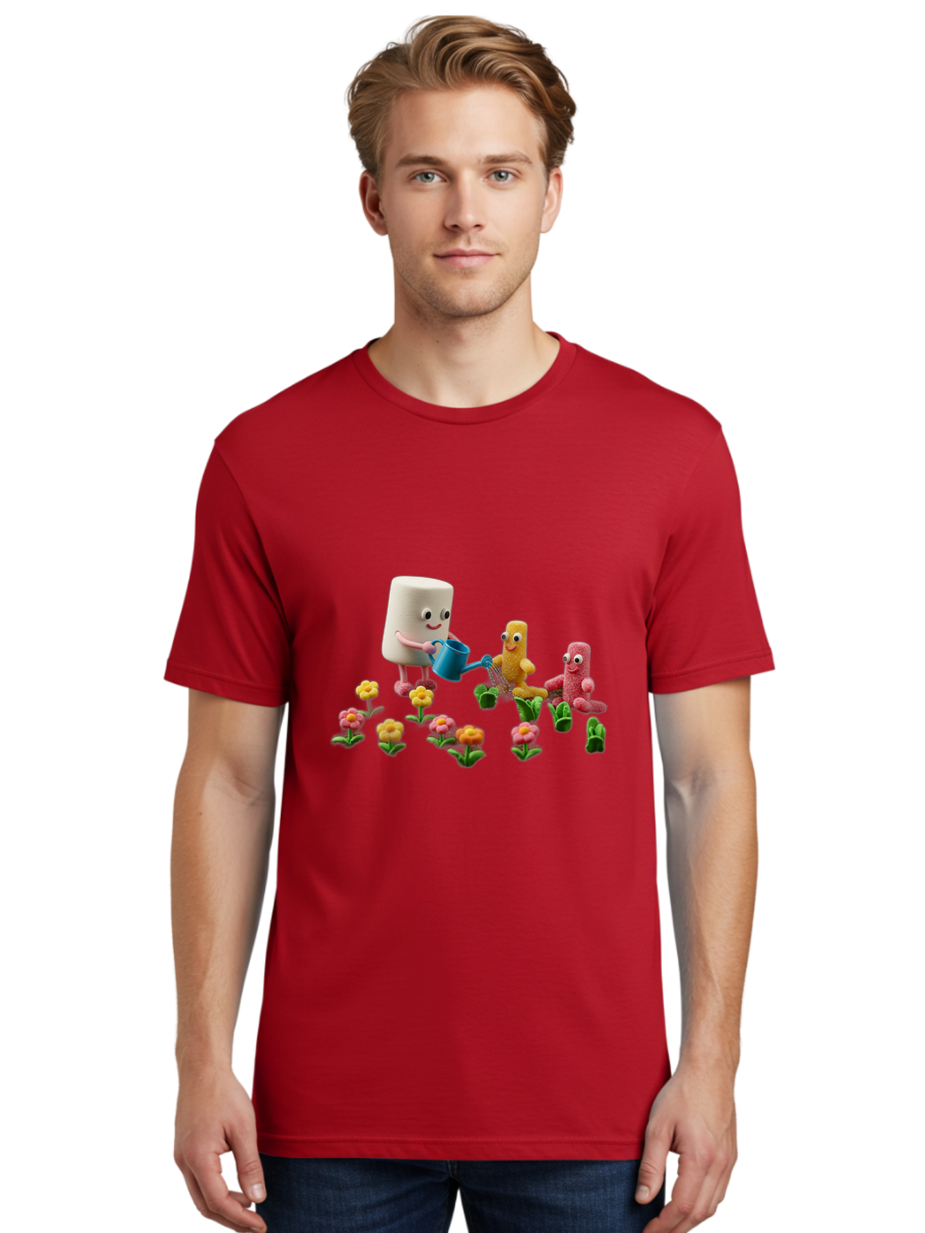 Band-Aid-Characters-Gardening Men'S Graphic Tee, 100% Cotton, Comfortable Casual Summer Wear, Machine Washable, Vintage Camera, Old Camera, Antique Camera, Black Camera, Classic Photography, Photography Equipment, Nostalgic Device, Bal750 21