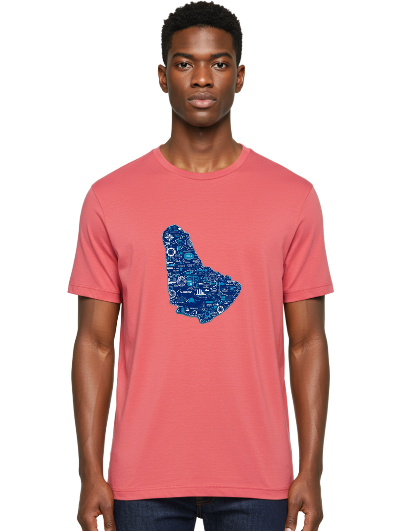 Barbados-1 Men'S Graphic Tee, 100% Cotton, Comfortable Casual Summer Wear, Machine Washable, Vintage Camera, Old Camera, Antique Camera, Black Camera, Classic Photography, Photography Equipment, Nostalgic Device, Film Camera, Camera Art Bal751 16