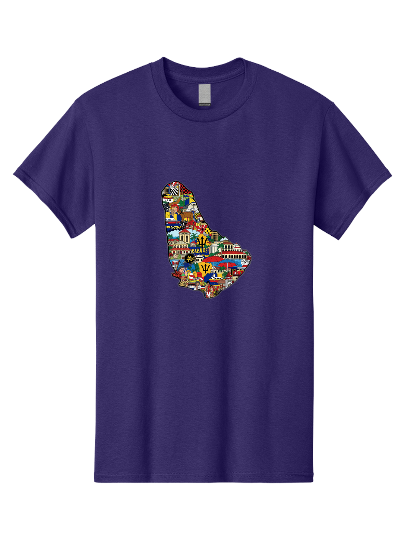Barbados-Collage Men'S Graphic Tee, 100% Cotton, Comfortable Casual Summer Wear, Machine Washable, Vintage Camera, Old Camera, Antique Camera, Black Camera, Classic Photography, Photography Equipment, Nostalgic Device, Film Camera, Camera Art Bal752 9
