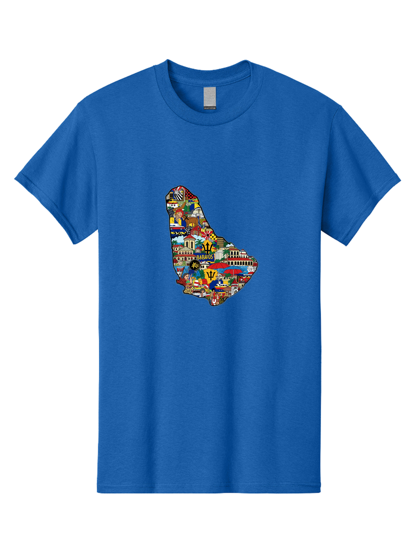 Barbados-Collage Men'S Graphic Tee, 100% Cotton, Comfortable Casual Summer Wear, Machine Washable, Vintage Camera, Old Camera, Antique Camera, Black Camera, Classic Photography, Photography Equipment, Nostalgic Device, Film Camera, Camera Art Bal752 12