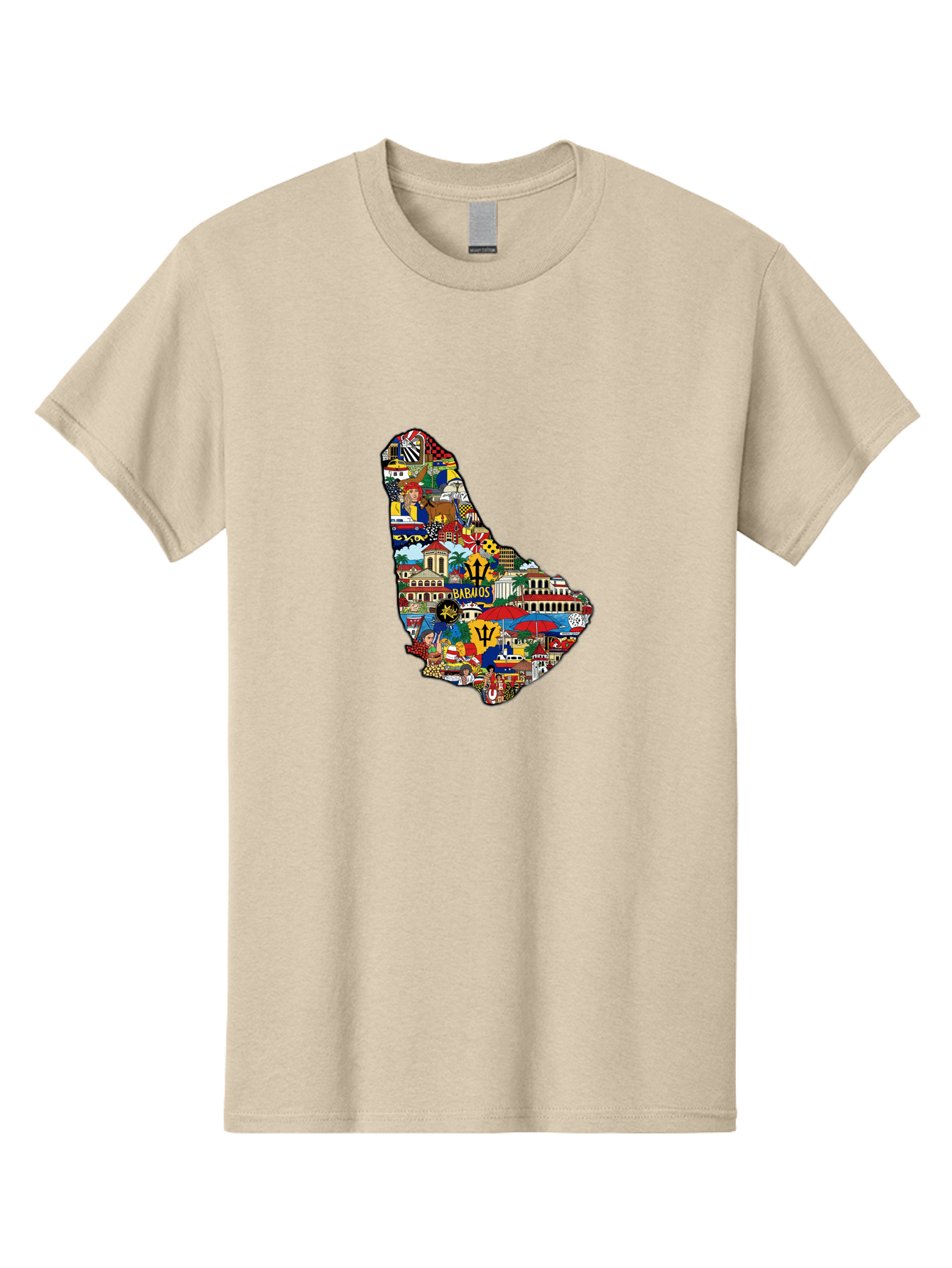 Barbados-Collage Men'S Graphic Tee, 100% Cotton, Comfortable Casual Summer Wear, Machine Washable, Vintage Camera, Old Camera, Antique Camera, Black Camera, Classic Photography, Photography Equipment, Nostalgic Device, Film Camera, Camera Art Bal752 8