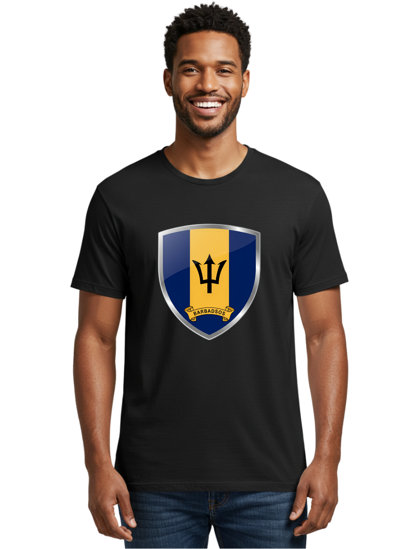 Barbados-Crest Men'S Graphic Tee, 100% Cotton, Comfortable Casual Summer Wear, Machine Washable, Vintage Camera, Old Camera, Antique Camera, Black Camera, Classic Photography, Photography Equipment, Nostalgic Device, Film Camera, Camera Art Bal753 24