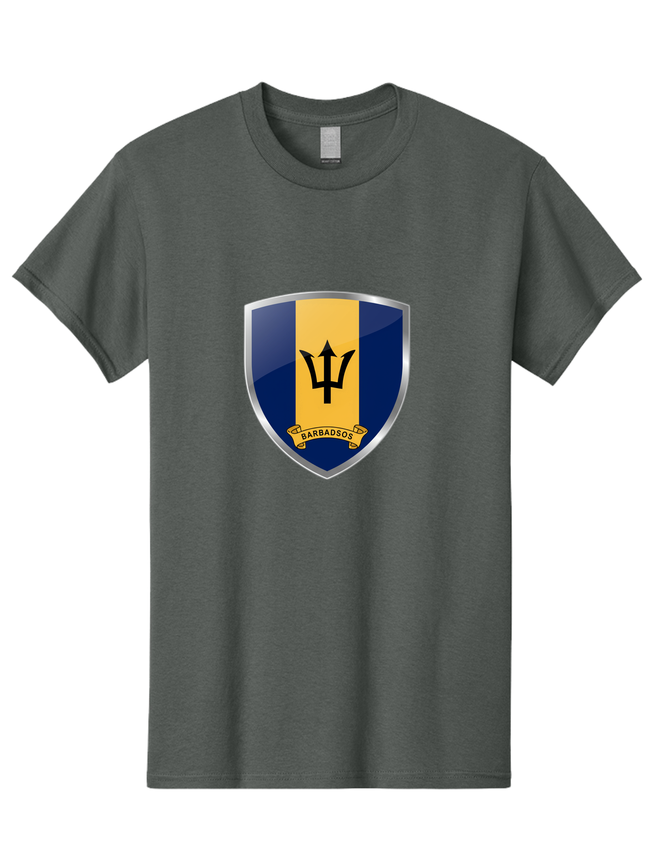 Barbados-Crest Men'S Graphic Tee, 100% Cotton, Comfortable Casual Summer Wear, Machine Washable, Vintage Camera, Old Camera, Antique Camera, Black Camera, Classic Photography, Photography Equipment, Nostalgic Device, Film Camera, Camera Art Bal753 5