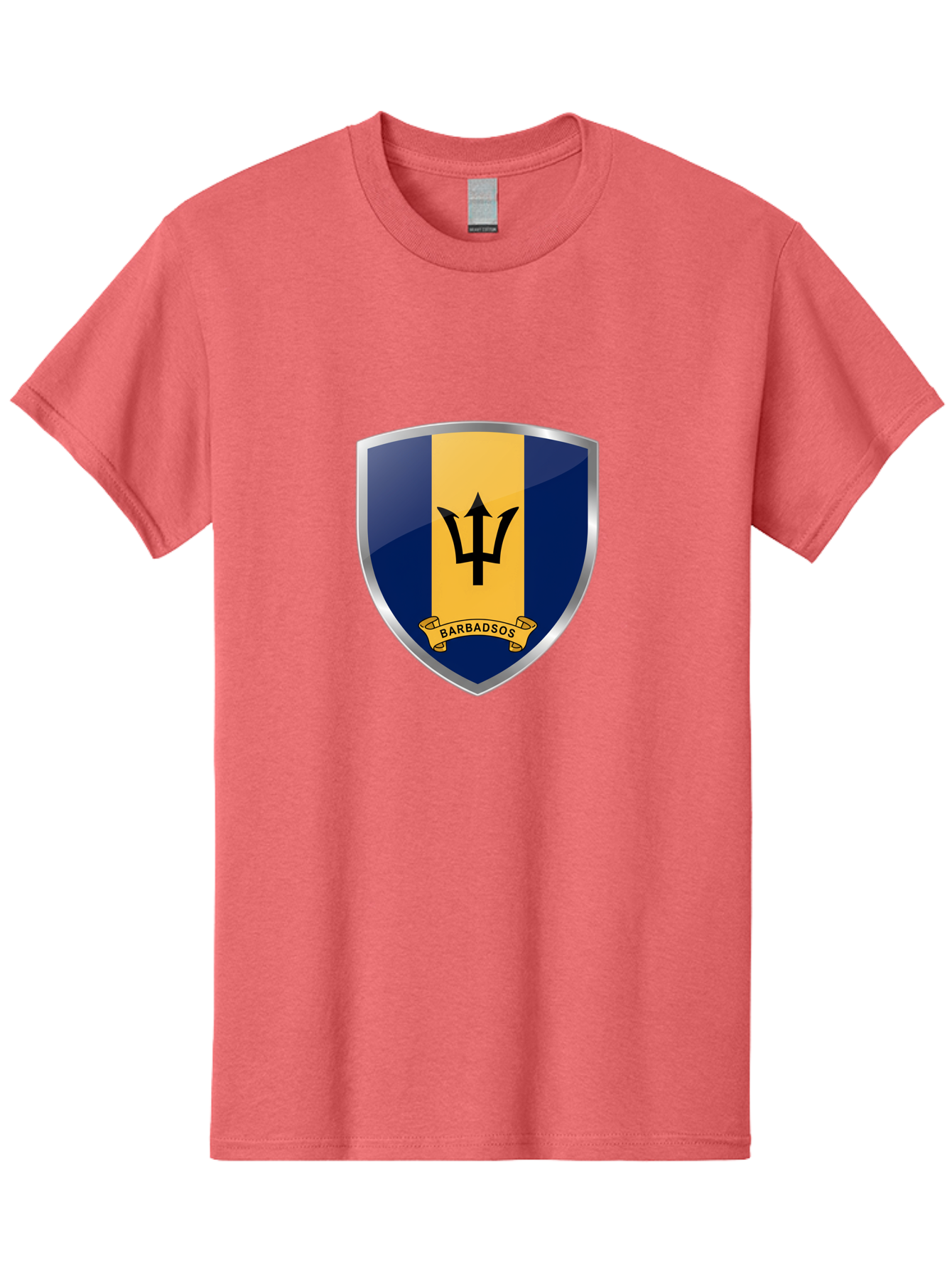 Barbados-Crest Men'S Graphic Tee, 100% Cotton, Comfortable Casual Summer Wear, Machine Washable, Vintage Camera, Old Camera, Antique Camera, Black Camera, Classic Photography, Photography Equipment, Nostalgic Device, Film Camera, Camera Art Bal753 3