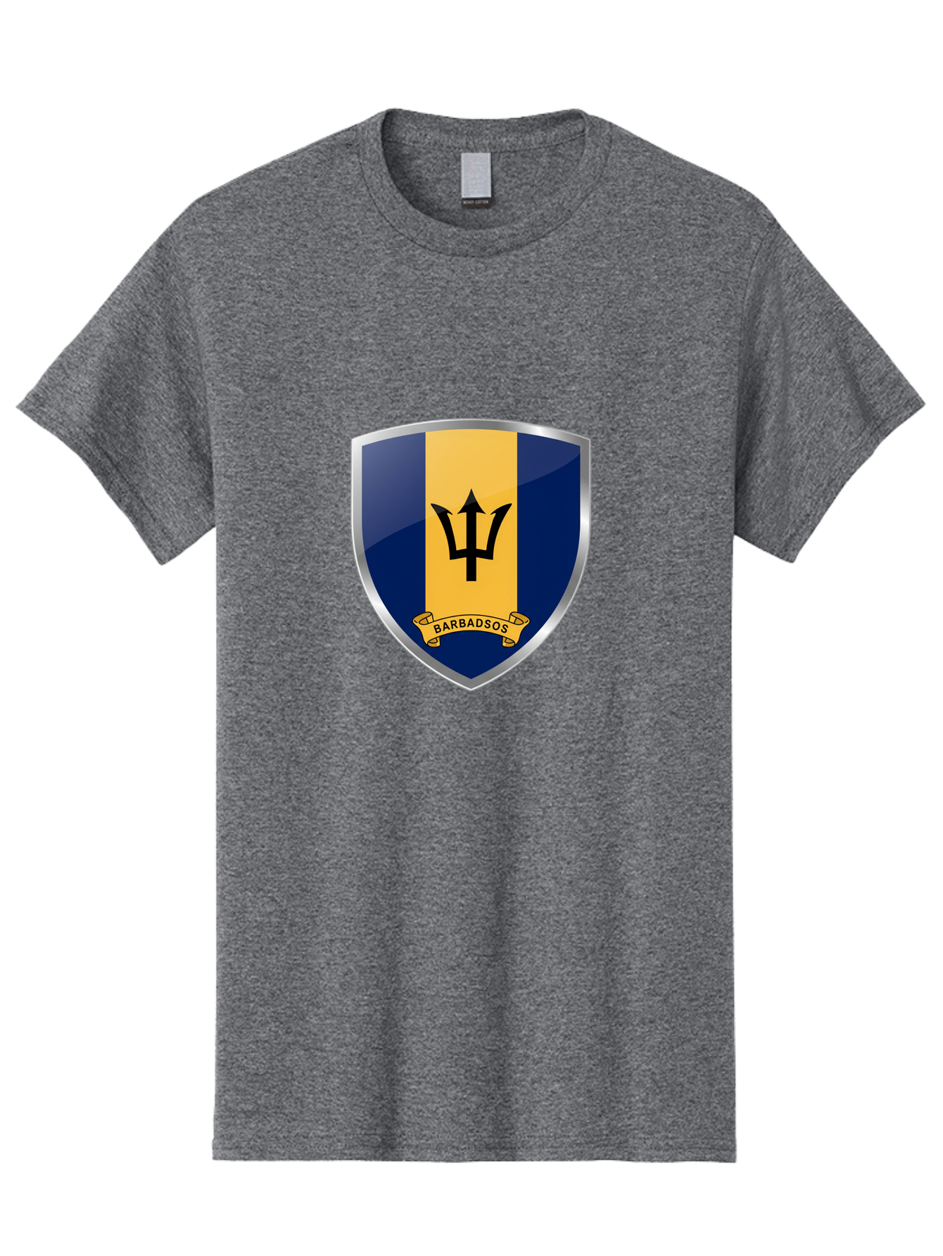 Barbados-Crest Men'S Graphic Tee, 100% Cotton, Comfortable Casual Summer Wear, Machine Washable, Vintage Camera, Old Camera, Antique Camera, Black Camera, Classic Photography, Photography Equipment, Nostalgic Device, Film Camera, Camera Art Bal753 7