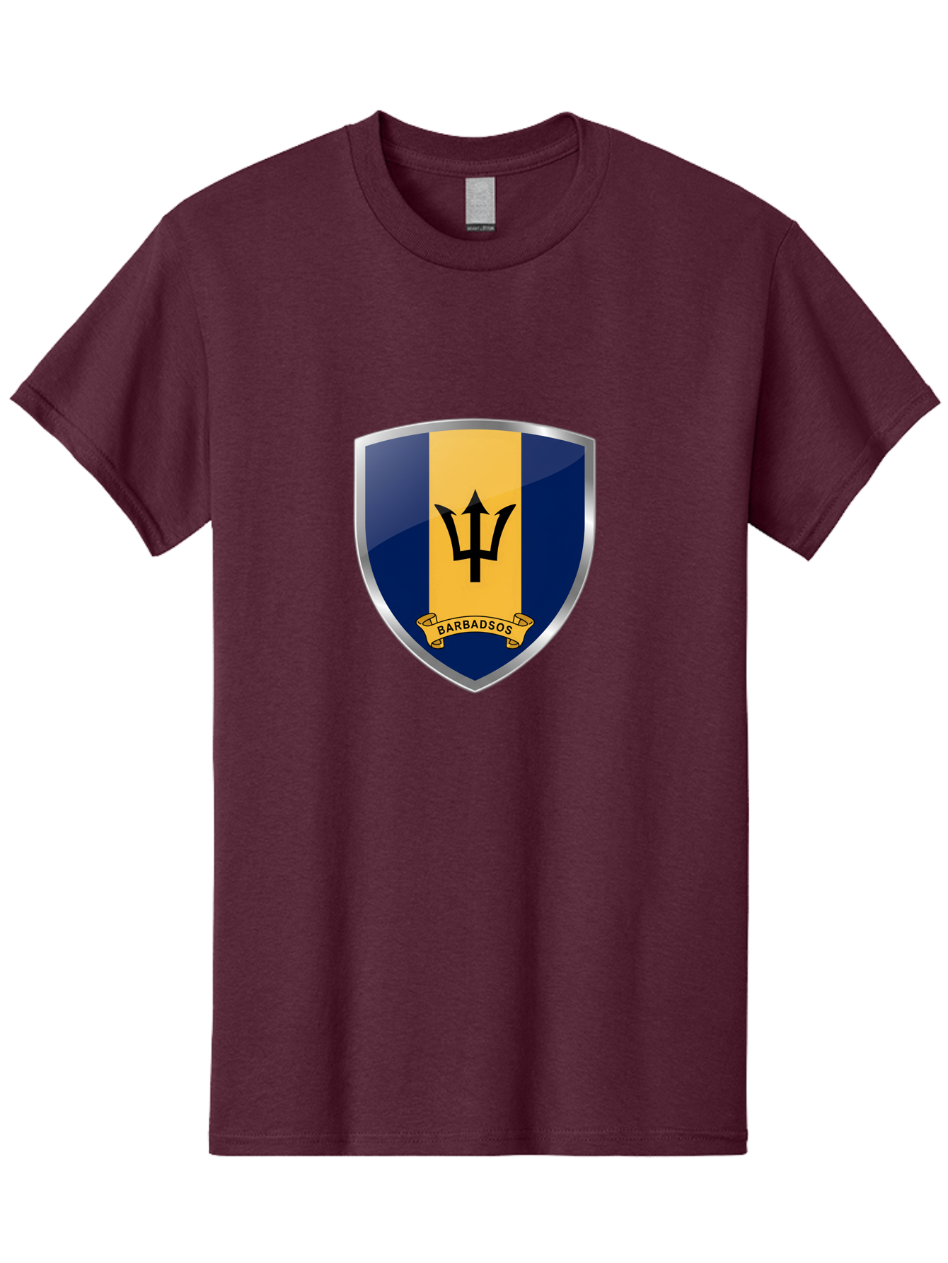 Barbados-Crest Men'S Graphic Tee, 100% Cotton, Comfortable Casual Summer Wear, Machine Washable, Vintage Camera, Old Camera, Antique Camera, Black Camera, Classic Photography, Photography Equipment, Nostalgic Device, Film Camera, Camera Art Bal753 4
