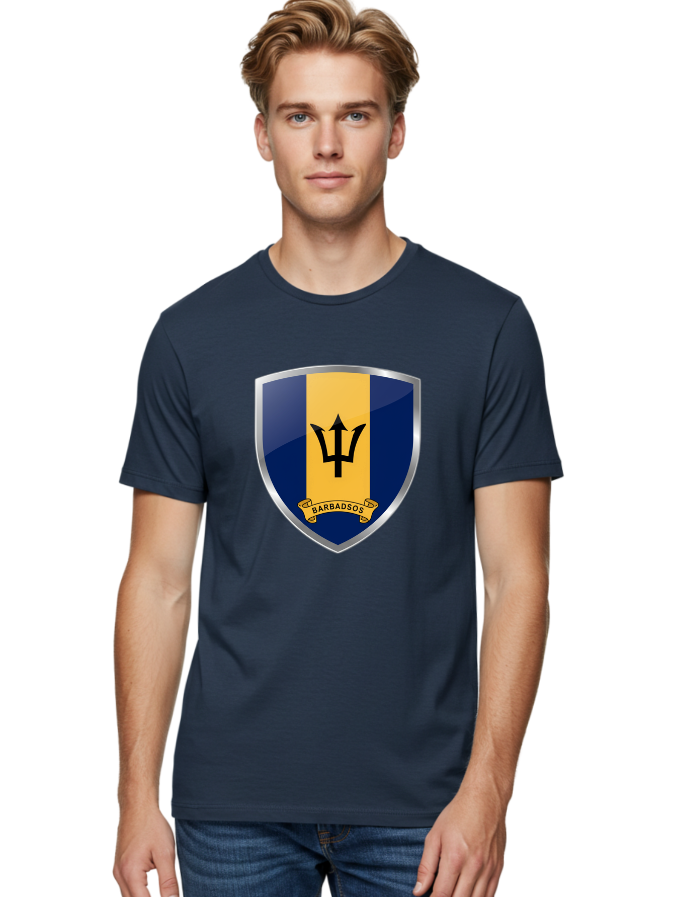 Barbados-Crest Men'S Graphic Tee, 100% Cotton, Comfortable Casual Summer Wear, Machine Washable, Vintage Camera, Old Camera, Antique Camera, Black Camera, Classic Photography, Photography Equipment, Nostalgic Device, Film Camera, Camera Art Bal753 29