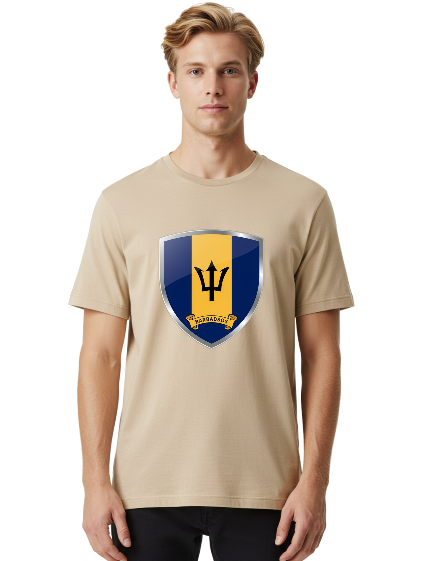 Barbados-Crest Men'S Graphic Tee, 100% Cotton, Comfortable Casual Summer Wear, Machine Washable, Vintage Camera, Old Camera, Antique Camera, Black Camera, Classic Photography, Photography Equipment, Nostalgic Device, Film Camera, Camera Art Bal753 27