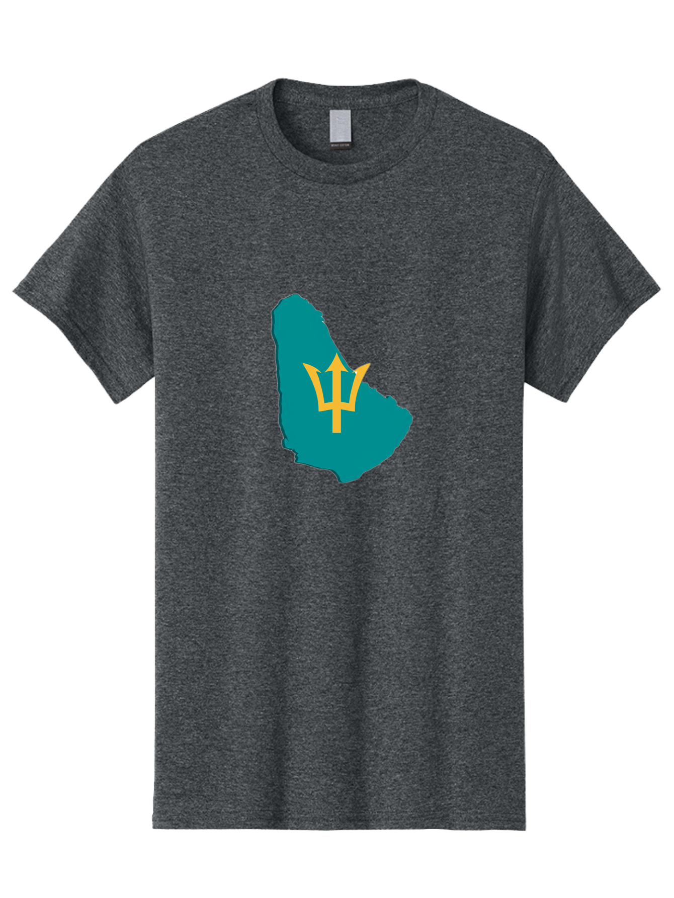 Barbados-Trident Men'S Graphic Tee, 100% Cotton, Comfortable Casual Summer Wear, Machine Washable, Vintage Camera, Old Camera, Antique Camera, Black Camera, Classic Photography, Photography Equipment, Nostalgic Device, Film Camera, Camera Art Bal754 4