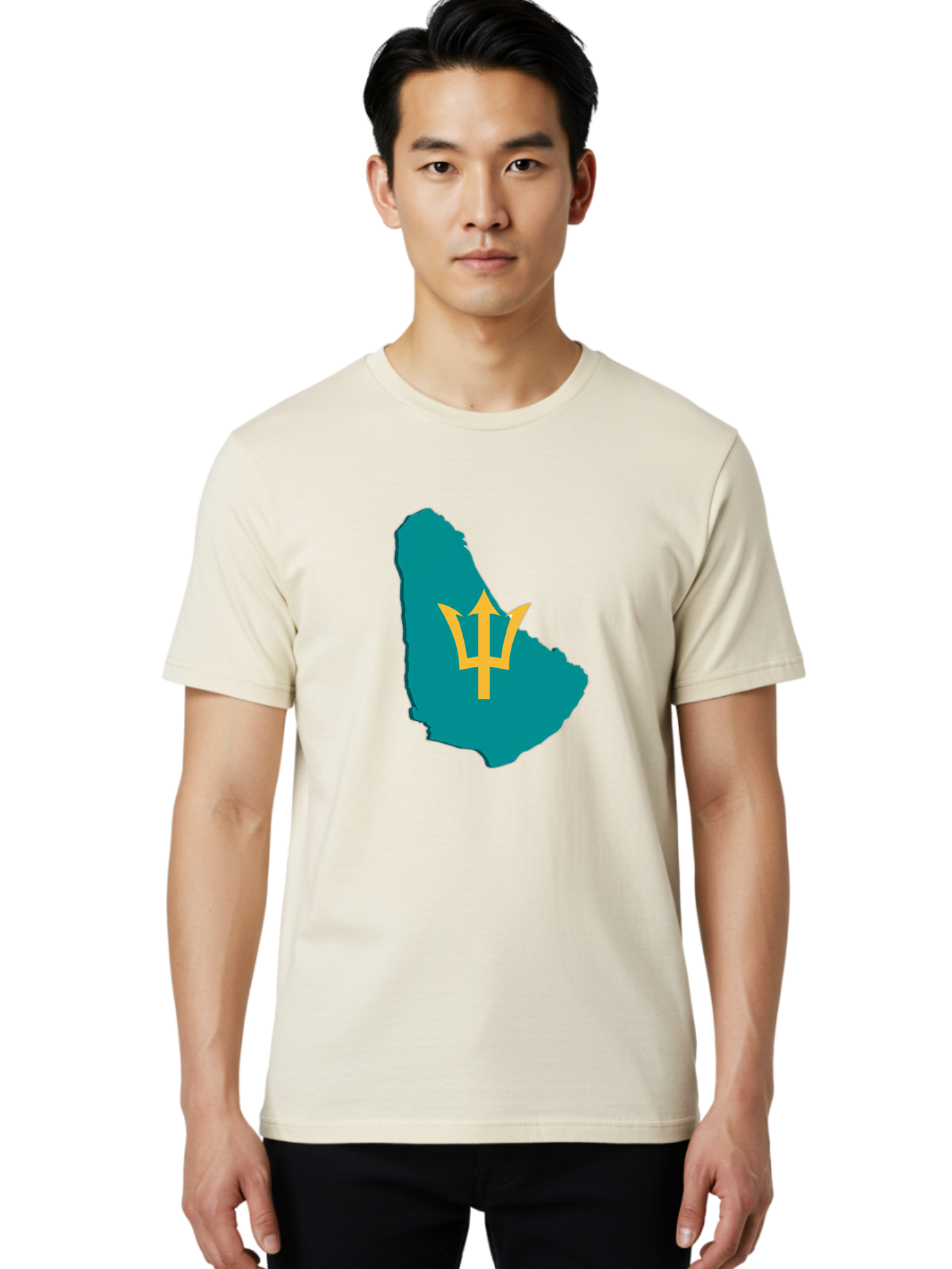 Barbados-Trident Men'S Graphic Tee, 100% Cotton, Comfortable Casual Summer Wear, Machine Washable, Vintage Camera, Old Camera, Antique Camera, Black Camera, Classic Photography, Photography Equipment, Nostalgic Device, Film Camera, Camera Art Bal754 17