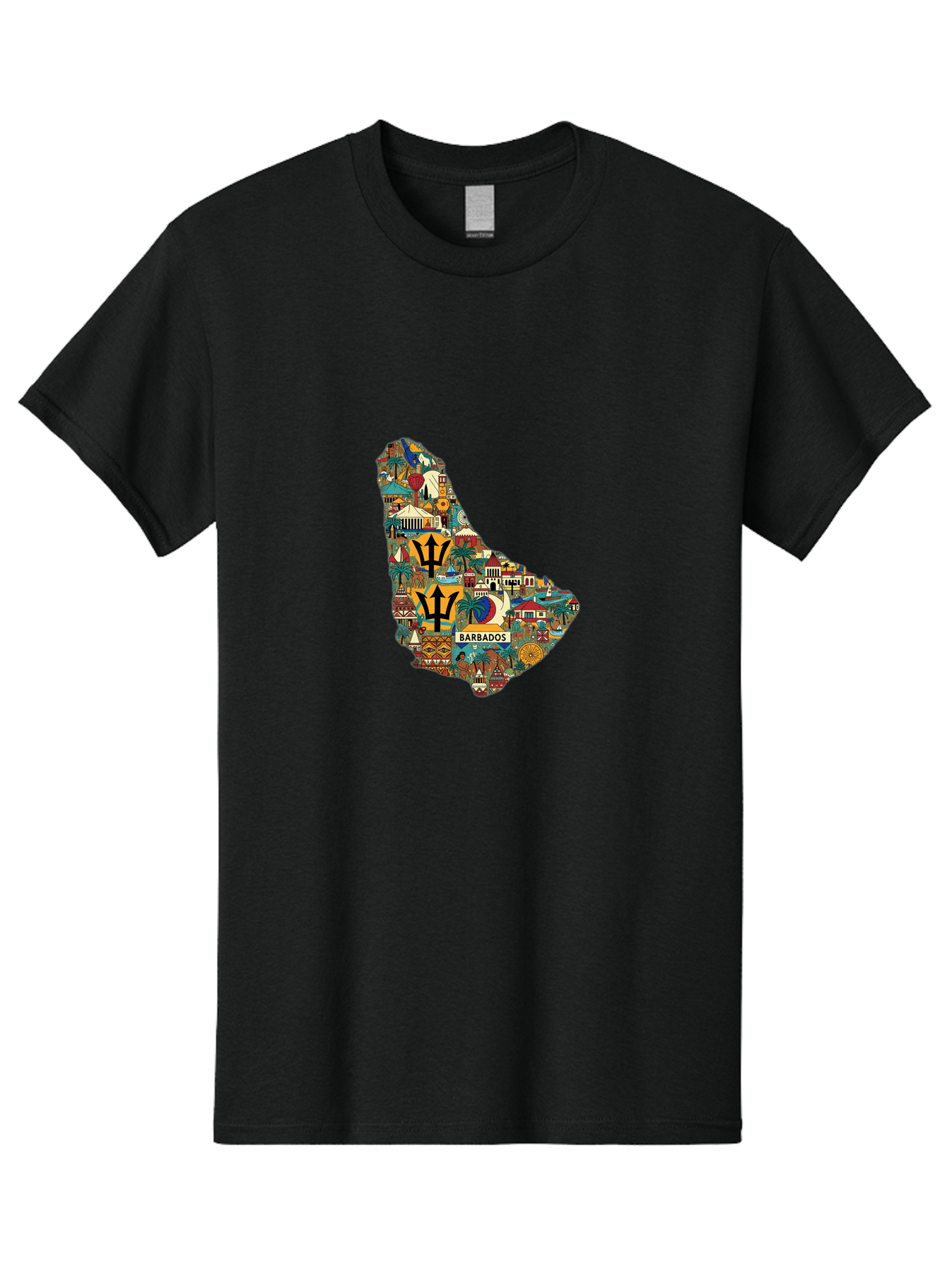 Barbados Men'S Graphic Tee, 100% Cotton, Comfortable Casual Summer Wear, Machine Washable, Vintage Camera, Old Camera, Antique Camera, Black Camera, Classic Photography, Photography Equipment, Nostalgic Device, Film Camera, Camera Art Bal755 13
