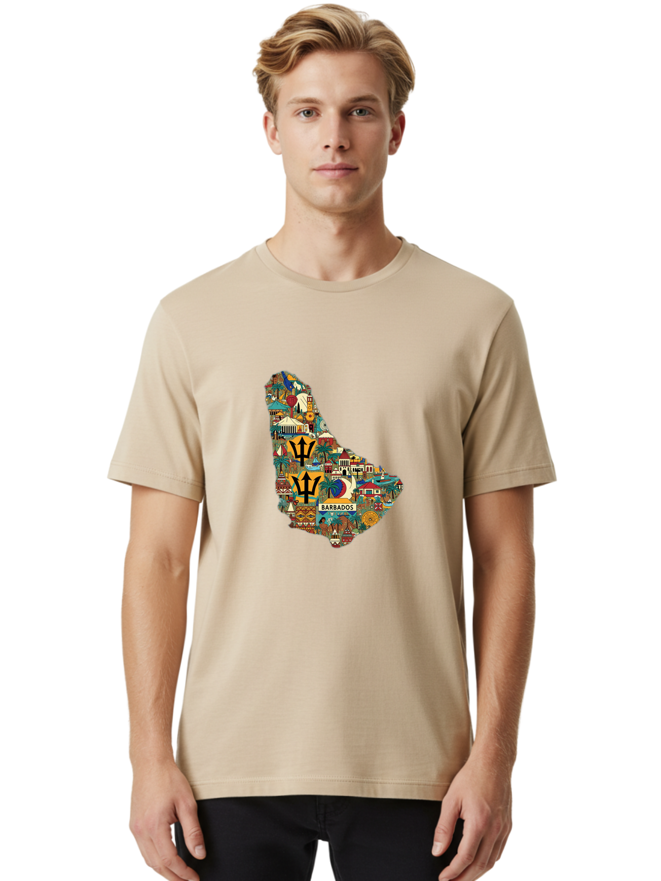 Barbados Men'S Graphic Tee, 100% Cotton, Comfortable Casual Summer Wear, Machine Washable, Vintage Camera, Old Camera, Antique Camera, Black Camera, Classic Photography, Photography Equipment, Nostalgic Device, Film Camera, Camera Art Bal755 21