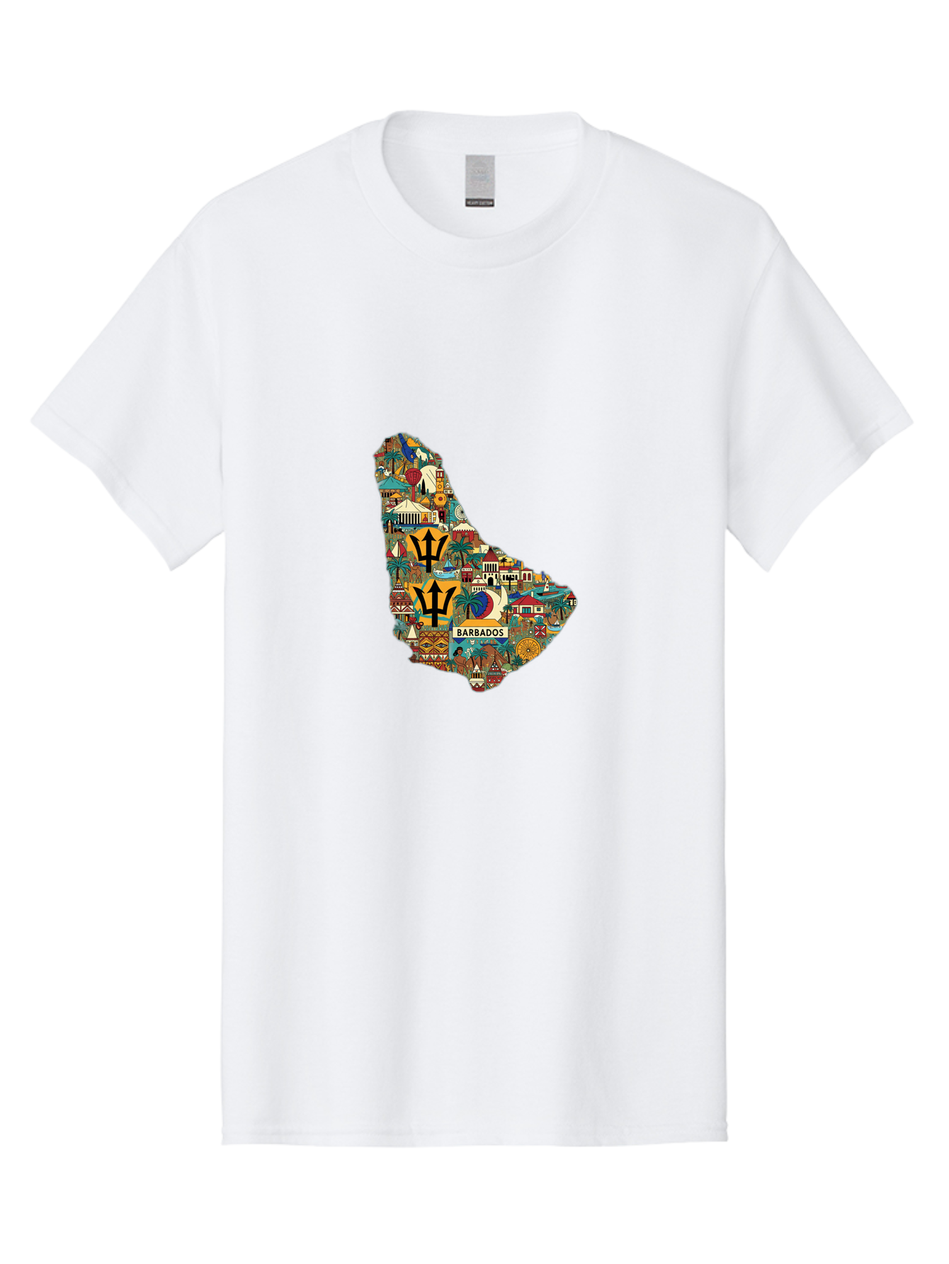 Barbados Men'S Graphic Tee, 100% Cotton, Comfortable Casual Summer Wear, Machine Washable, Vintage Camera, Old Camera, Antique Camera, Black Camera, Classic Photography, Photography Equipment, Nostalgic Device, Film Camera, Camera Art Bal755 4