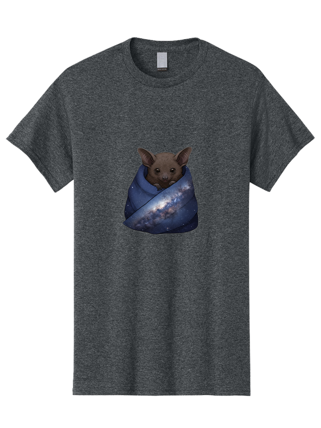 Bat-In-Galaxy-Blanket Men'S Graphic Tee, 100% Cotton, Comfortable Casual Summer Wear, Machine Washable, Vintage Camera, Old Camera, Antique Camera, Black Camera, Classic Photography, Photography Equipment, Nostalgic Device, Film Camera, Bal763 7