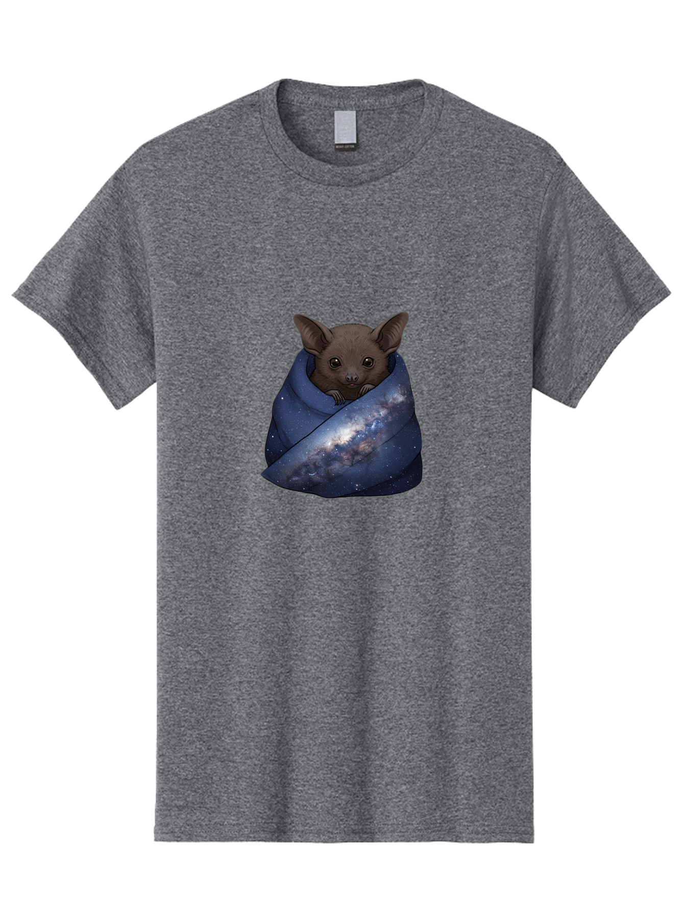 Bat-In-Galaxy-Blanket Men'S Graphic Tee, 100% Cotton, Comfortable Casual Summer Wear, Machine Washable, Vintage Camera, Old Camera, Antique Camera, Black Camera, Classic Photography, Photography Equipment, Nostalgic Device, Film Camera, Bal763 15