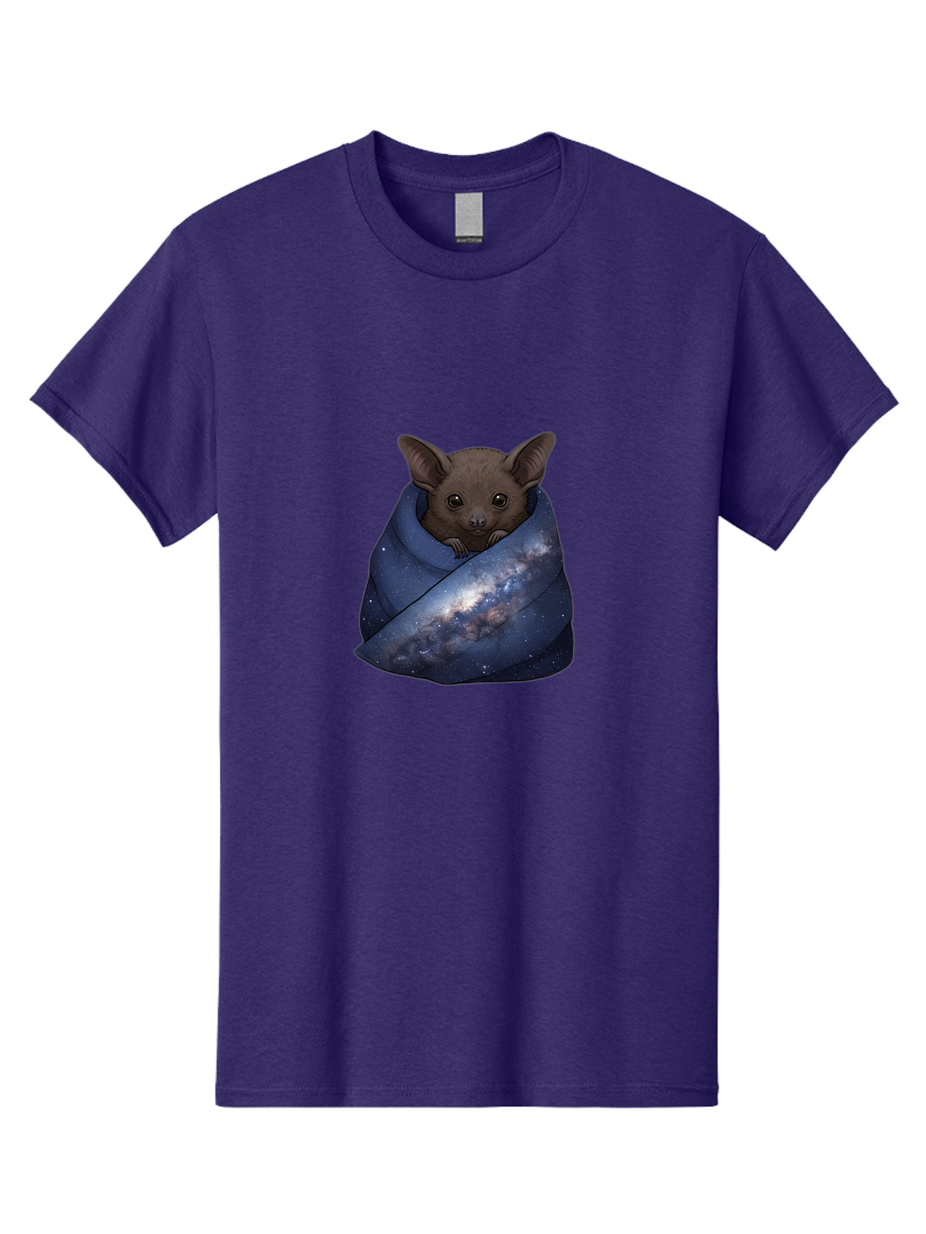 Bat-In-Galaxy-Blanket Men'S Graphic Tee, 100% Cotton, Comfortable Casual Summer Wear, Machine Washable, Vintage Camera, Old Camera, Antique Camera, Black Camera, Classic Photography, Photography Equipment, Nostalgic Device, Film Camera, Bal763 12