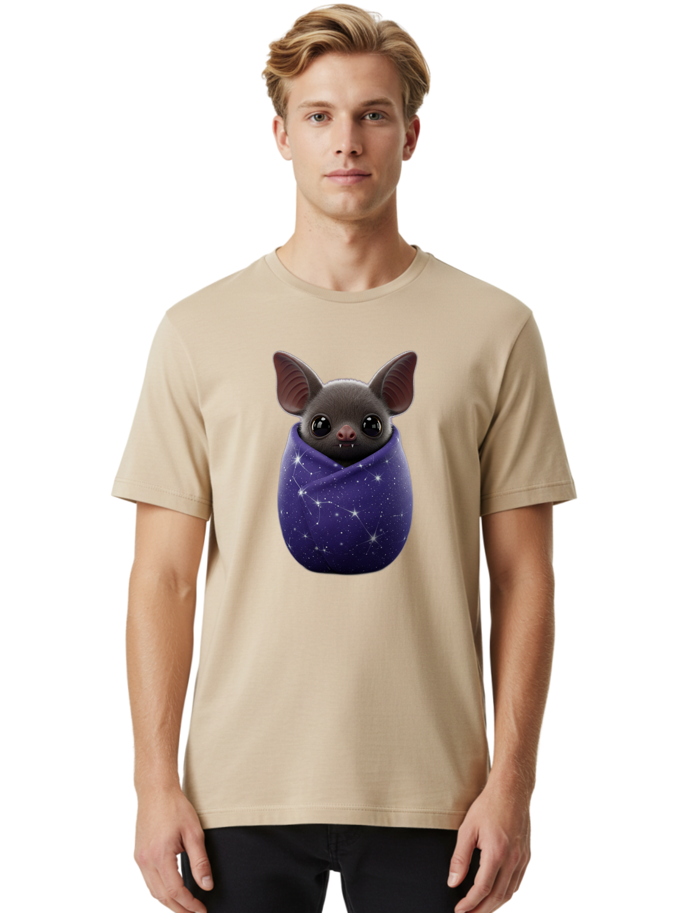 Bat-In-Purple-Cocoon Men'S Graphic Tee, 100% Cotton, Comfortable Casual Summer Wear, Machine Washable, Vintage Camera, Old Camera, Antique Camera, Black Camera, Classic Photography, Photography Equipment, Nostalgic Device, Film Camera, Bal764 23