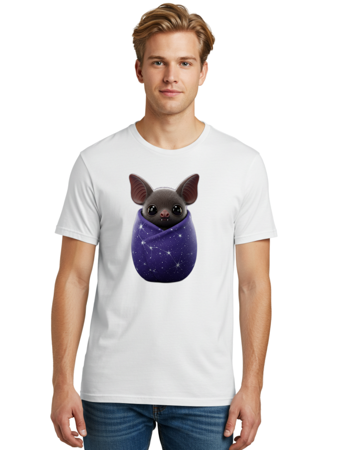 Bat-In-Purple-Cocoon Men'S Graphic Tee, 100% Cotton, Comfortable Casual Summer Wear, Machine Washable, Vintage Camera, Old Camera, Antique Camera, Black Camera, Classic Photography, Photography Equipment, Nostalgic Device, Film Camera, Bal764 17