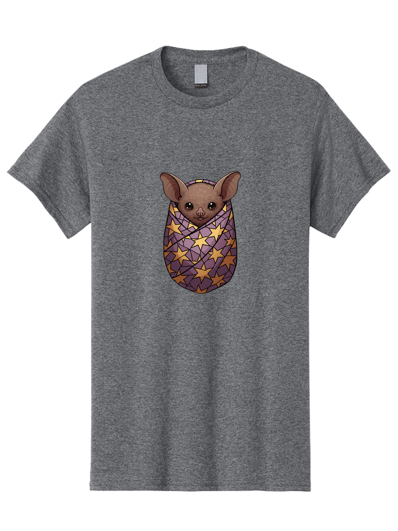 Bat-In-Stars-Blanket-1 Men'S Graphic Tee, 100% Cotton, Comfortable Casual Summer Wear, Machine Washable, Vintage Camera, Old Camera, Antique Camera, Black Camera, Classic Photography, Photography Equipment, Nostalgic Device, Film Camera, Bal766 10