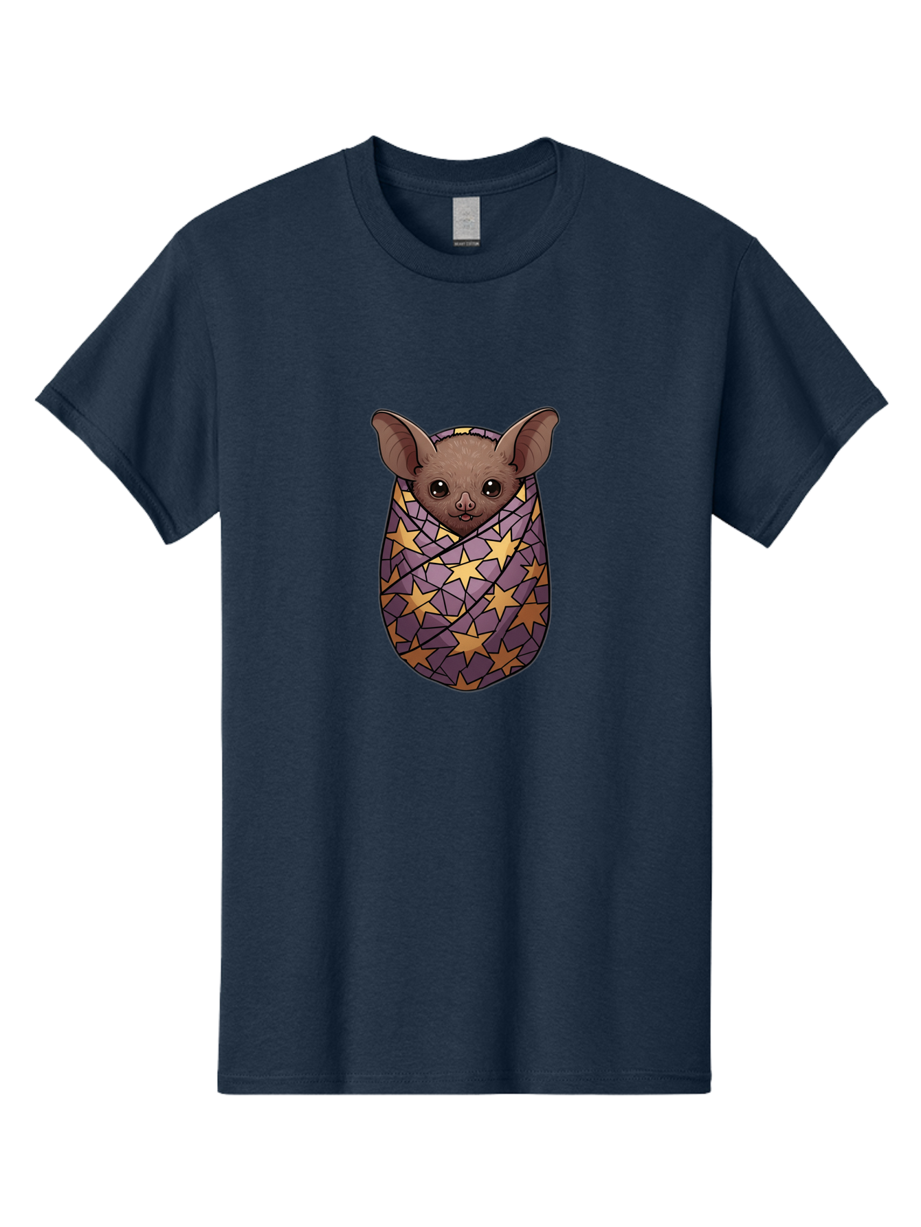 Bat-In-Stars-Blanket-1 Men'S Graphic Tee, 100% Cotton, Comfortable Casual Summer Wear, Machine Washable, Vintage Camera, Old Camera, Antique Camera, Black Camera, Classic Photography, Photography Equipment, Nostalgic Device, Film Camera, Bal766 8