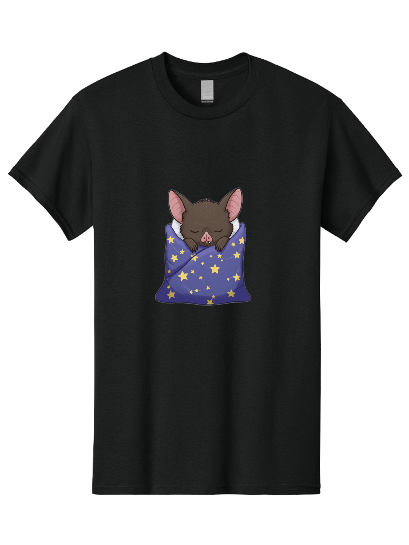 Bat-In-Stars-Blanket Men'S Graphic Tee, 100% Cotton, Comfortable Casual Summer Wear, Machine Washable, Vintage Camera, Old Camera, Antique Camera, Black Camera, Classic Photography, Photography Equipment, Nostalgic Device, Film Camera, Bal767 7