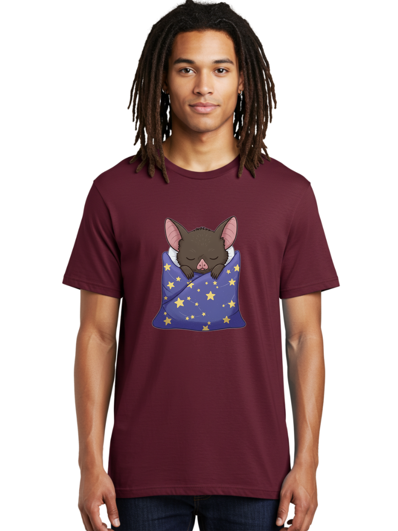 Bat-In-Stars-Blanket Men'S Graphic Tee, 100% Cotton, Comfortable Casual Summer Wear, Machine Washable, Vintage Camera, Old Camera, Antique Camera, Black Camera, Classic Photography, Photography Equipment, Nostalgic Device, Film Camera, Bal767 29