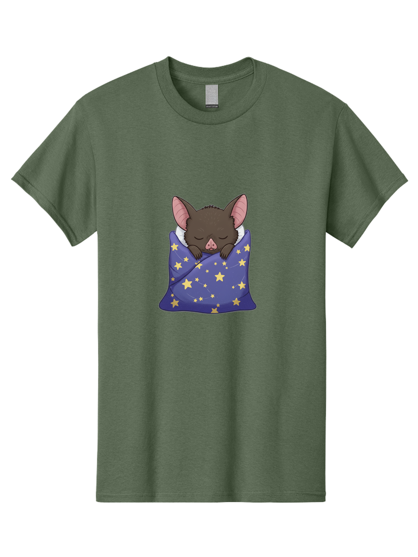 Bat-In-Stars-Blanket Men'S Graphic Tee, 100% Cotton, Comfortable Casual Summer Wear, Machine Washable, Vintage Camera, Old Camera, Antique Camera, Black Camera, Classic Photography, Photography Equipment, Nostalgic Device, Film Camera, Bal767 15