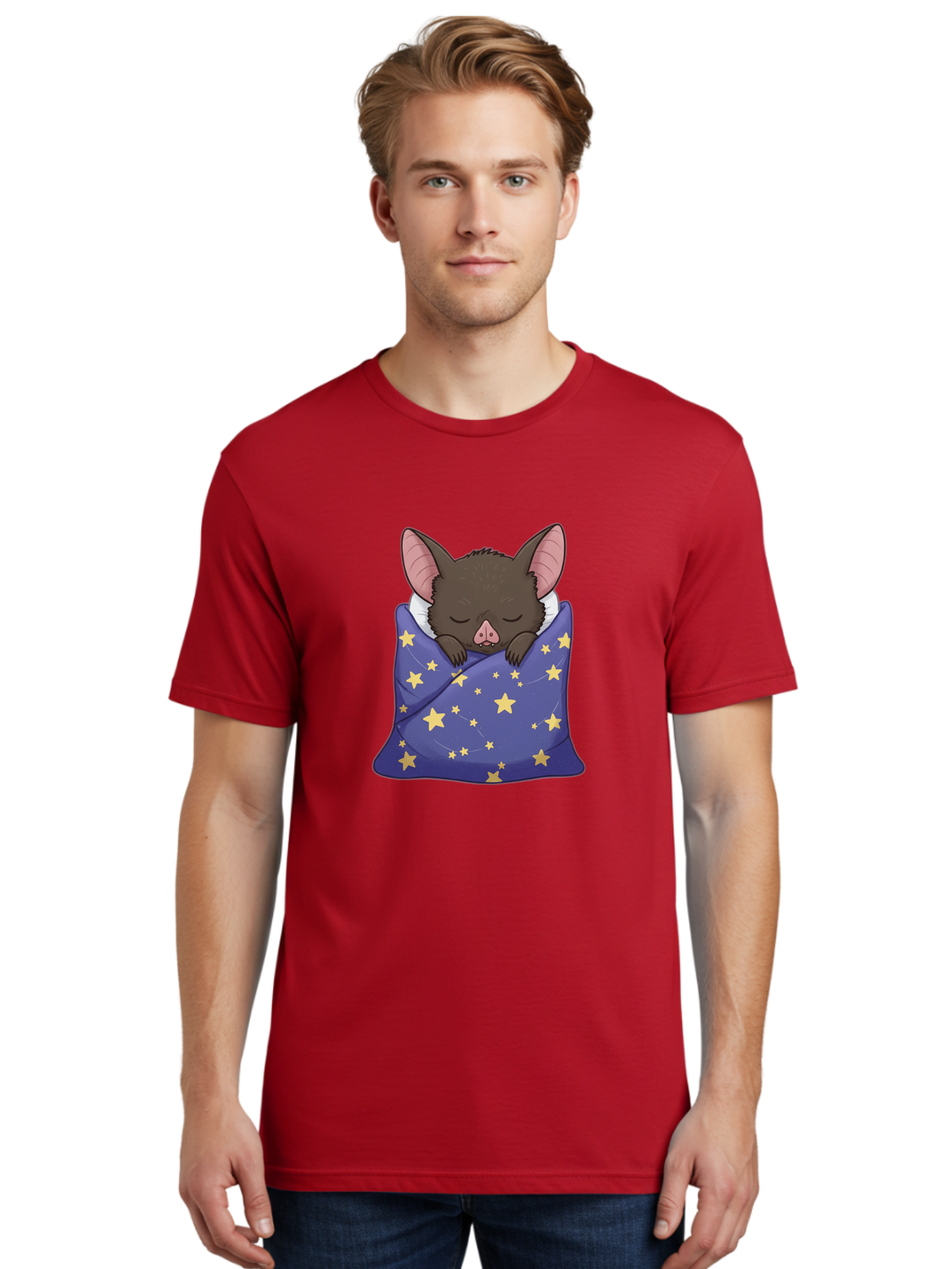 Bat-In-Stars-Blanket Men'S Graphic Tee, 100% Cotton, Comfortable Casual Summer Wear, Machine Washable, Vintage Camera, Old Camera, Antique Camera, Black Camera, Classic Photography, Photography Equipment, Nostalgic Device, Film Camera, Bal767 26