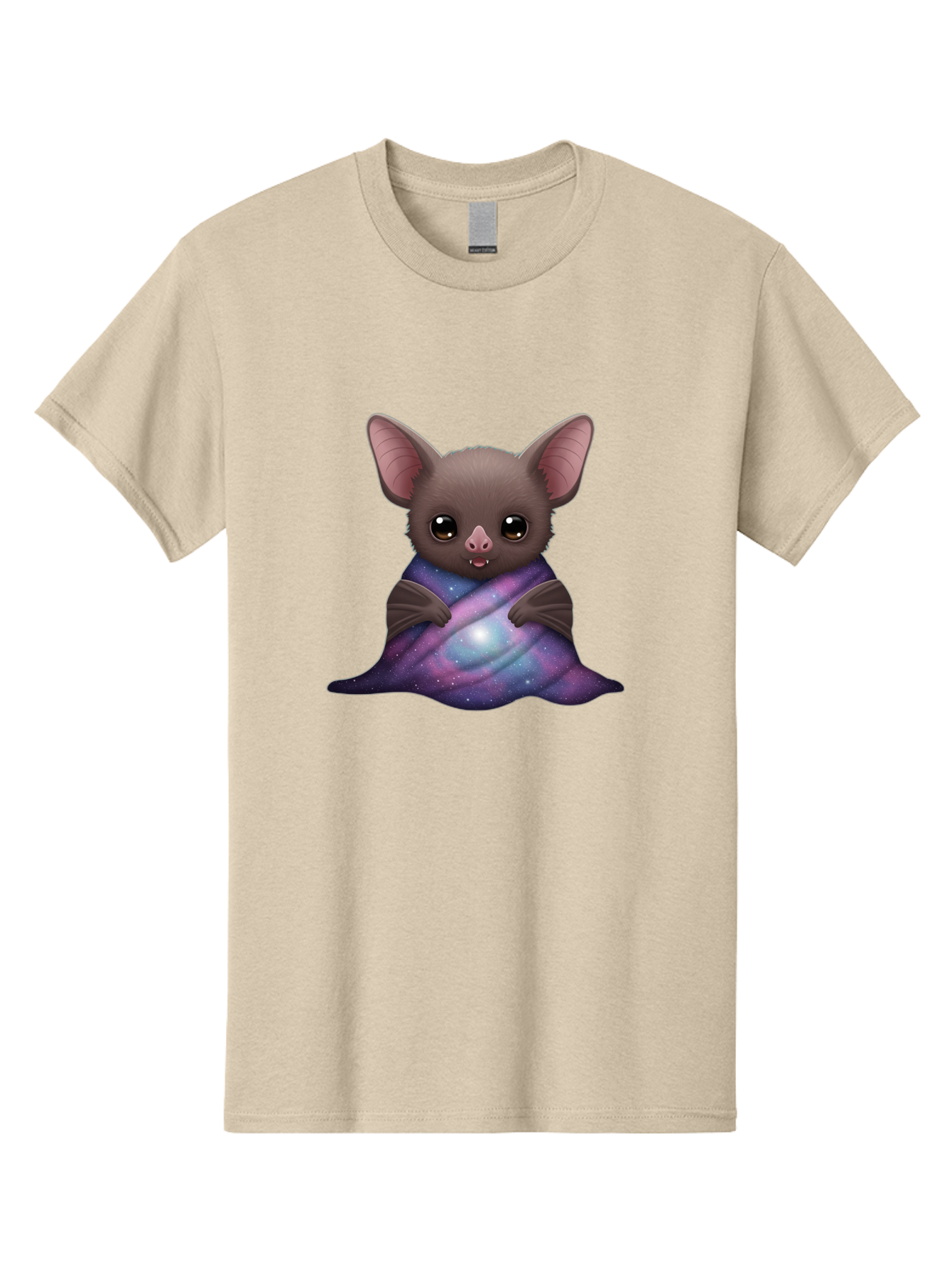 Bat-Wrapped-In-Galaxy-Blanket Men'S Graphic Tee, 100% Cotton, Comfortable Casual Summer Wear, Machine Washable, Vintage Camera, Old Camera, Antique Camera, Black Camera, Classic Photography, Photography Equipment, Nostalgic Device, Bal770 14